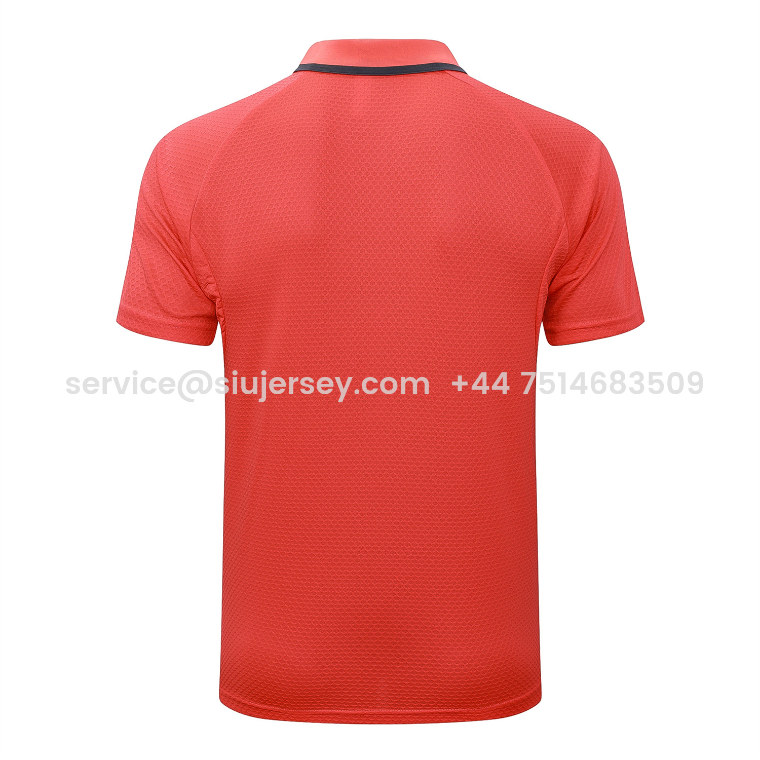 SIUjerseys-Bayern Munich 25-26 POLO Short-Sleeve Training Set - Orange Top and Deep Grey Pants