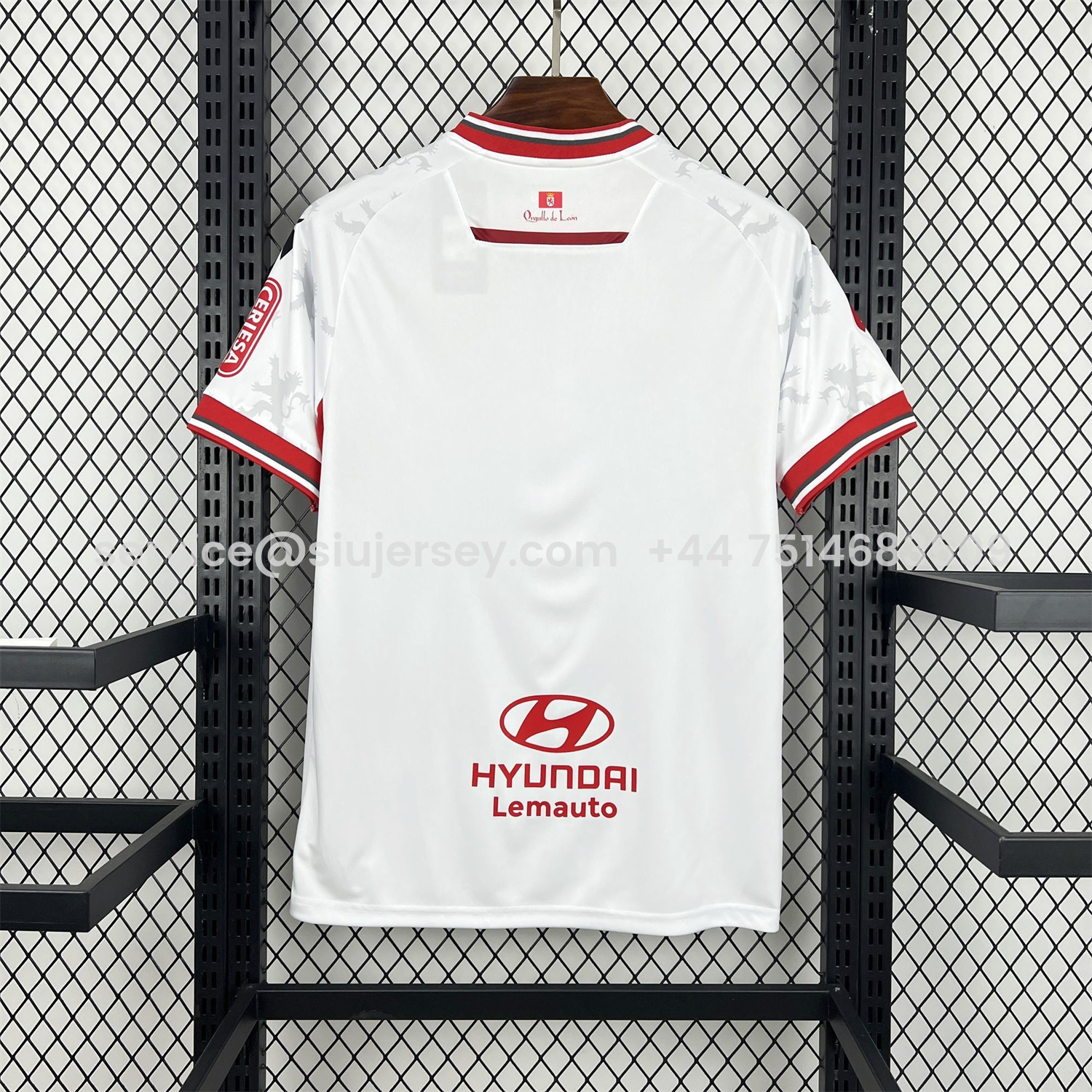 SIUjerseys-Cultural Leonesa 25-26 Home White Jersey - Fans Version