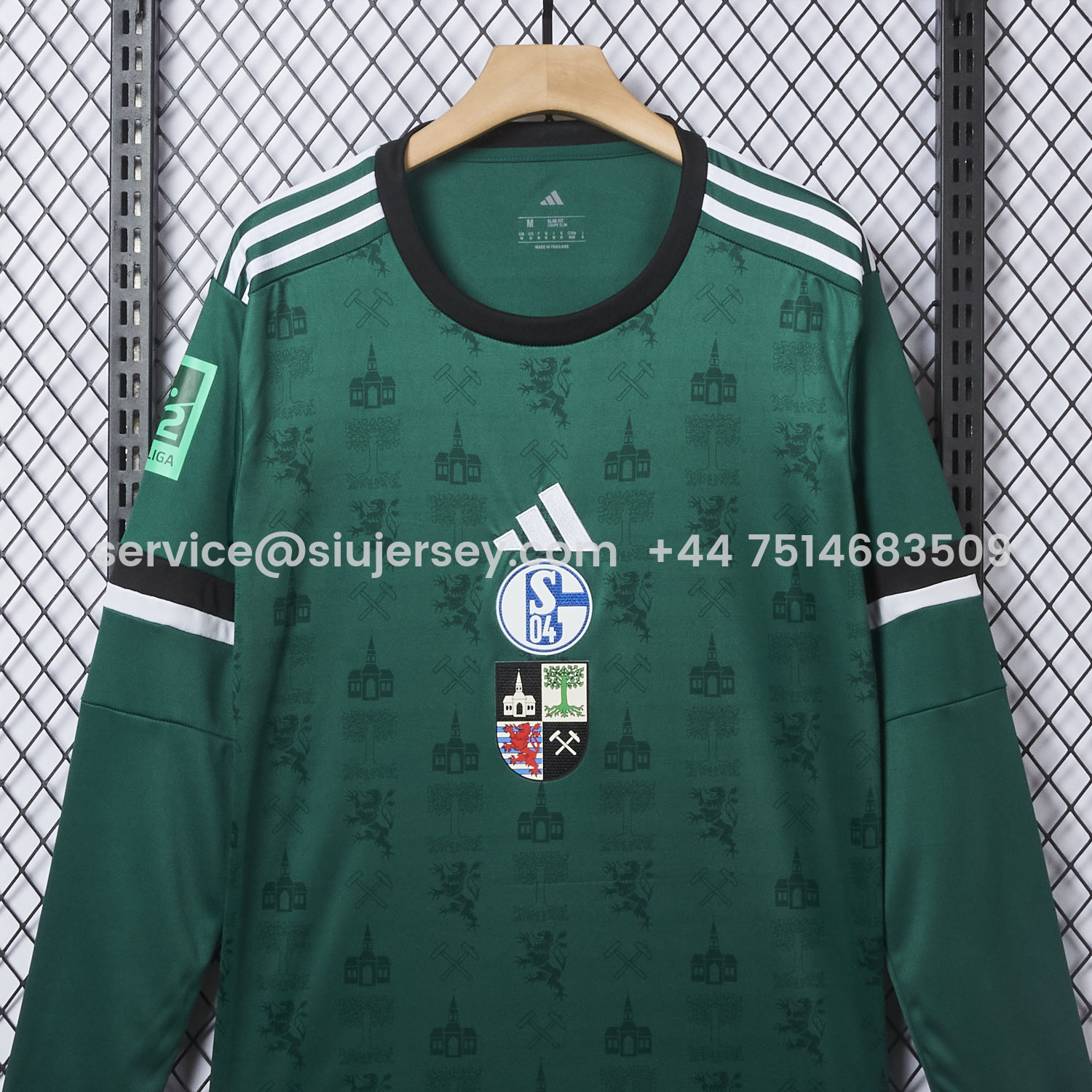 SIUjerseys-Schalke 04 25-26 150 Years of Gelsenkirchen Special Long Sleeves Jersey - Fans Version