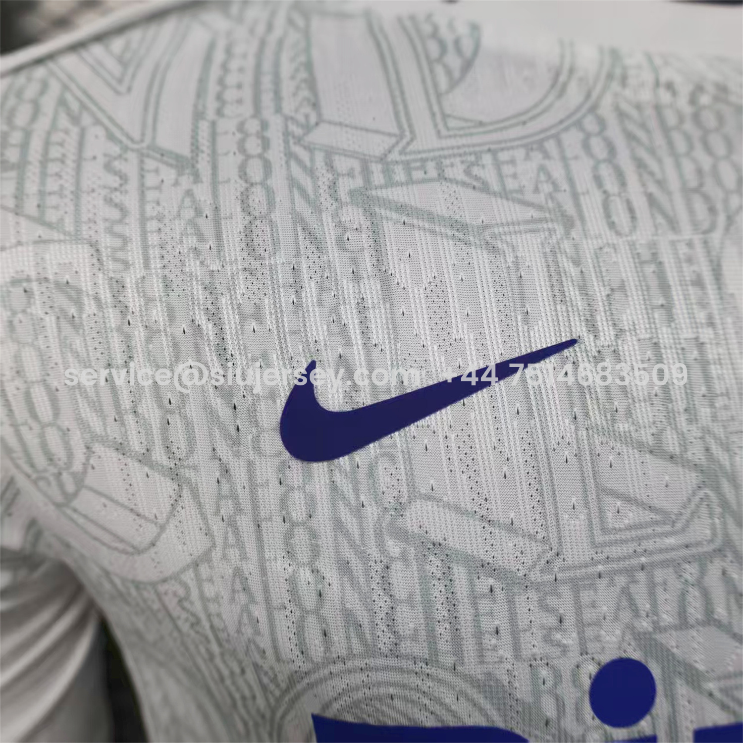 SIUjerseys-C.H.E.L.S.E.A 25-26 White Pre-Match Training Jersey - Player Version