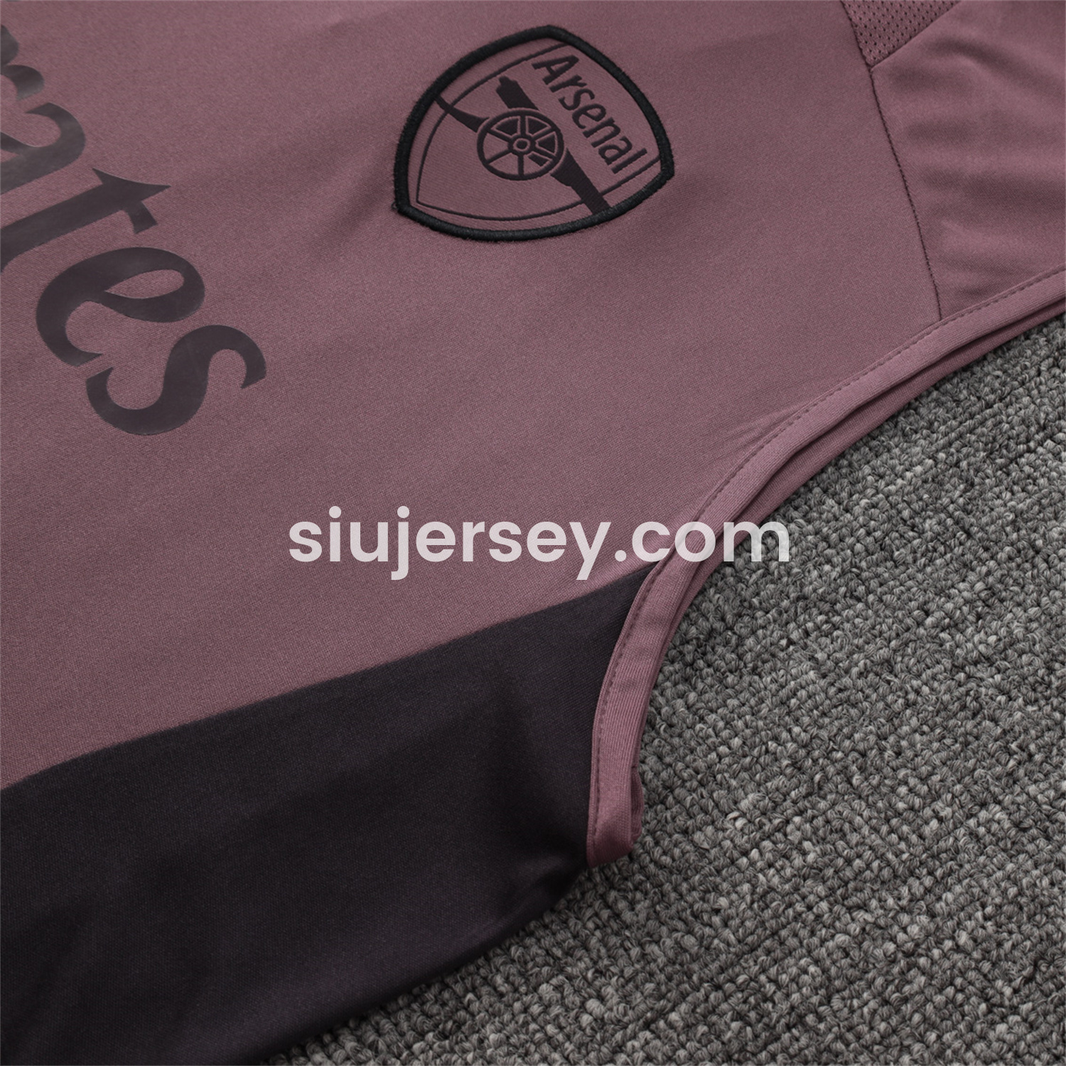 SIUjerseys-Arsenal 25-26 Vest Training Set - Purple Vest and Deep Purple Shorts