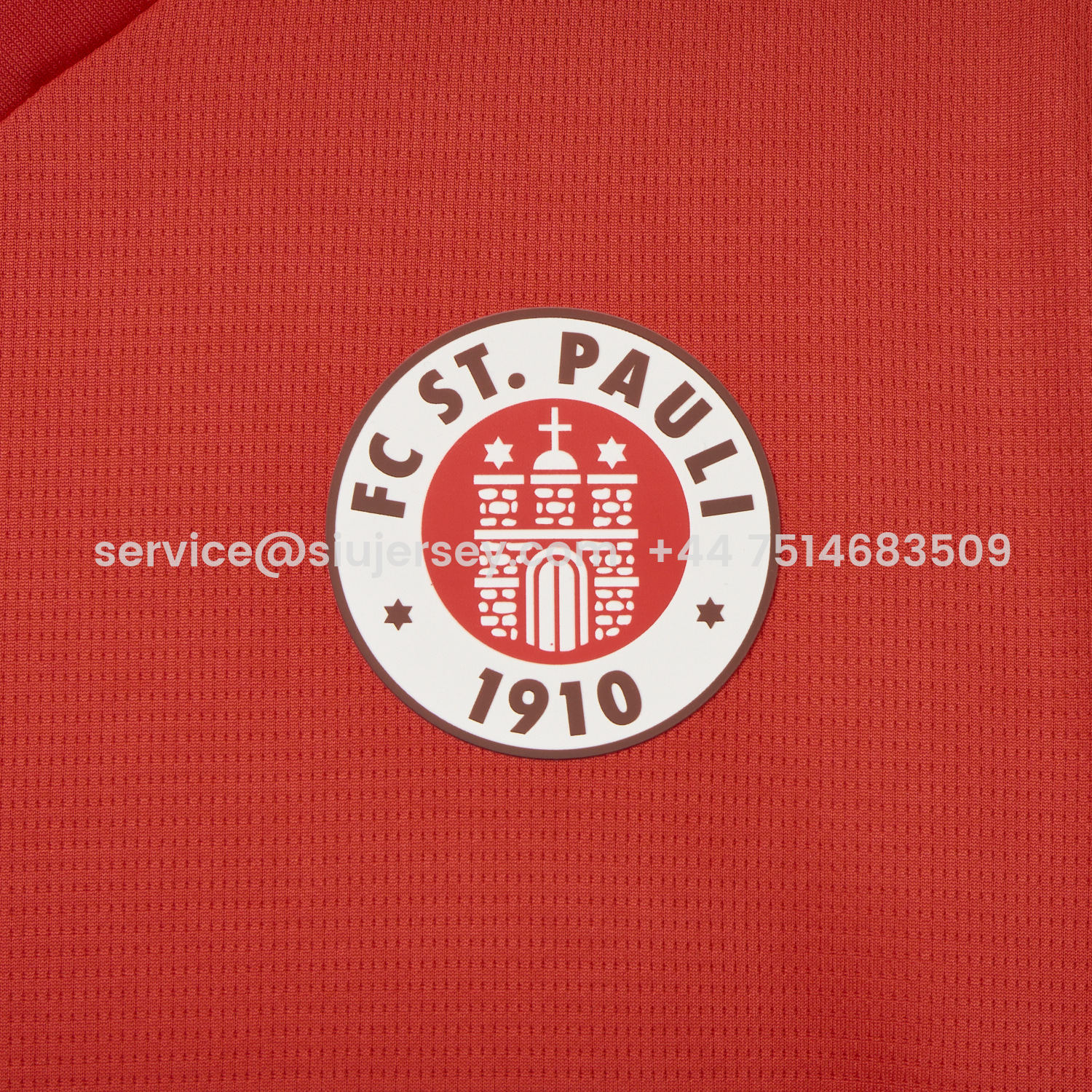 SIUjerseys-St. Pauli 25-26 Fourth Red Jersey - Fans Version