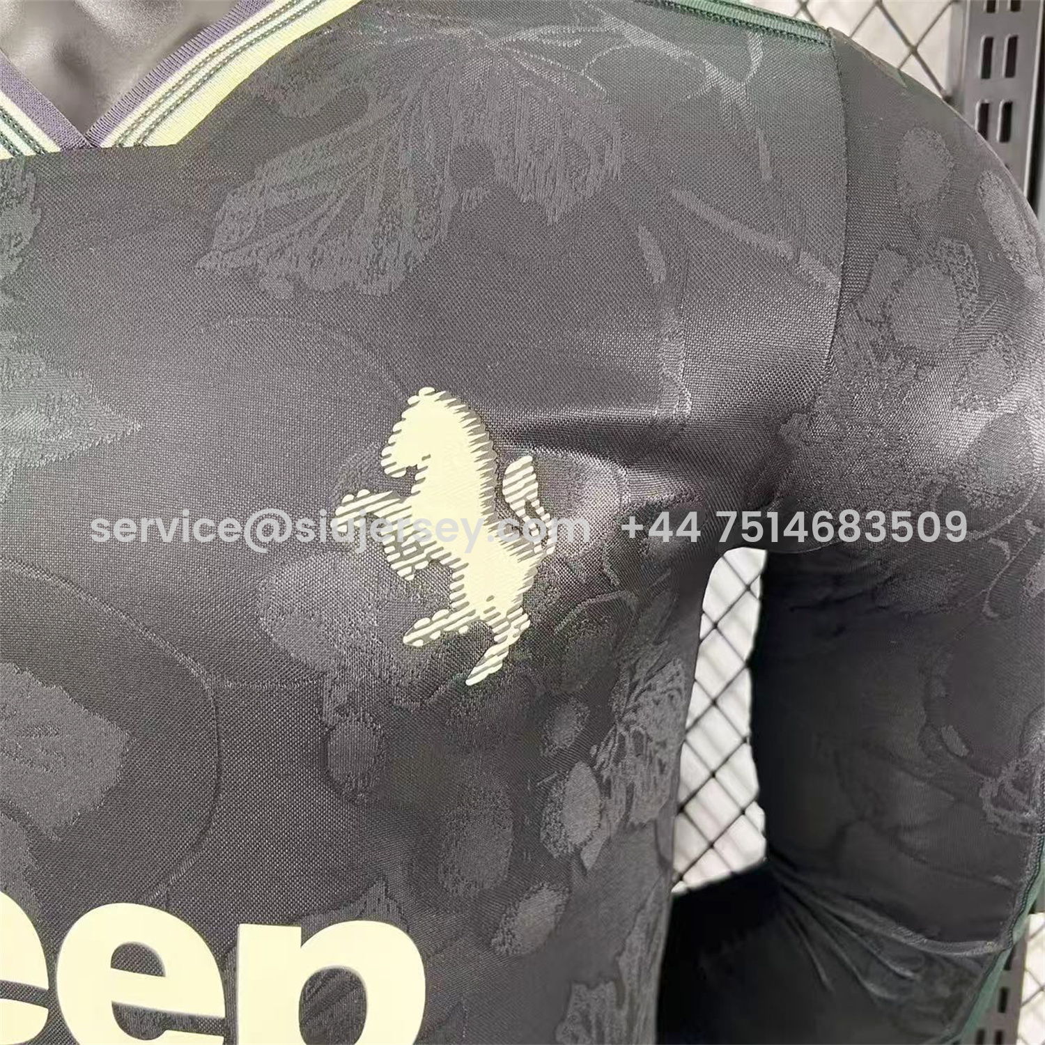 SIUjerseys-Juventus 25-26 Third Black Long Sleeves Jersey - Player Version