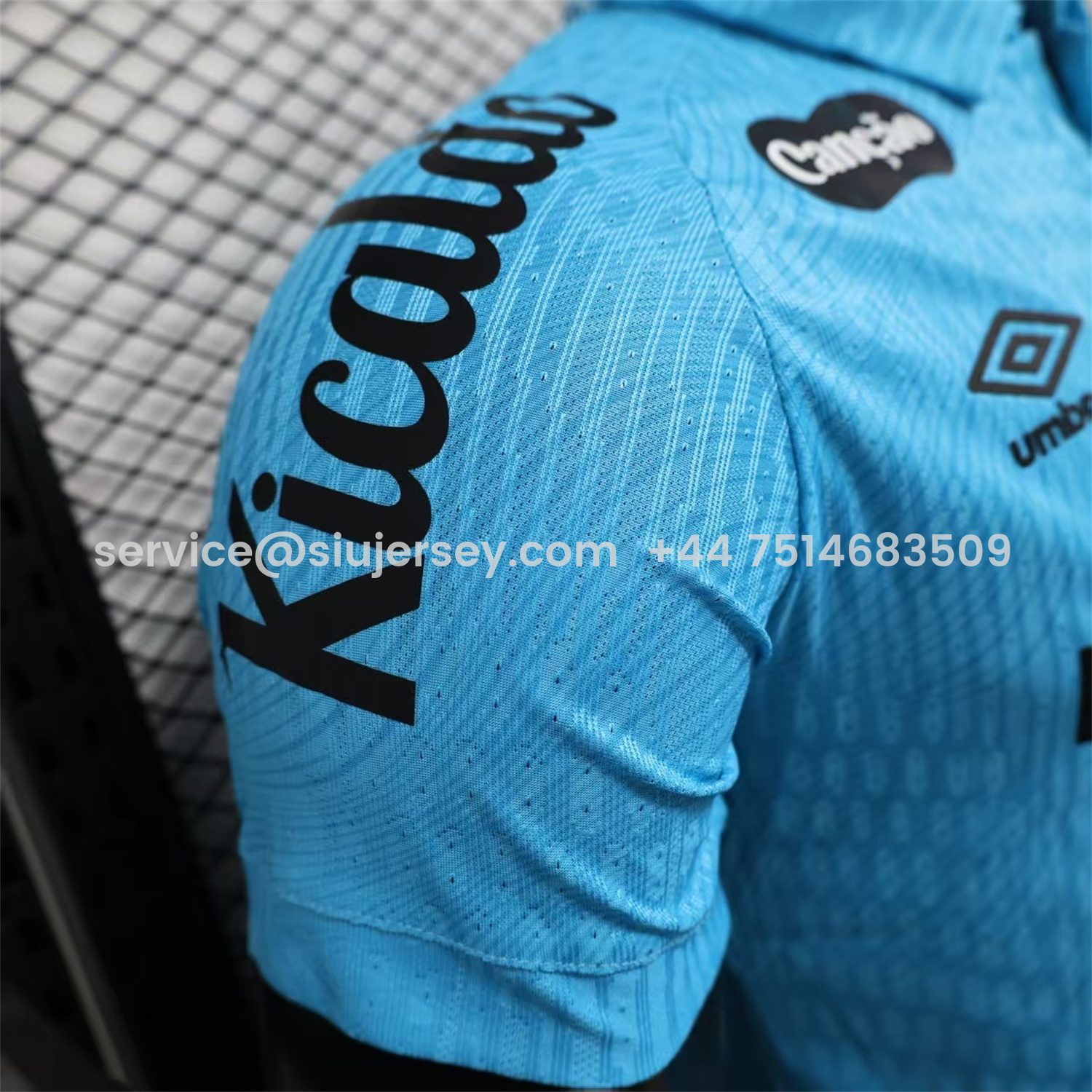 SIUjerseys-Santos 25-26 Third Blue Jersey - Play Version