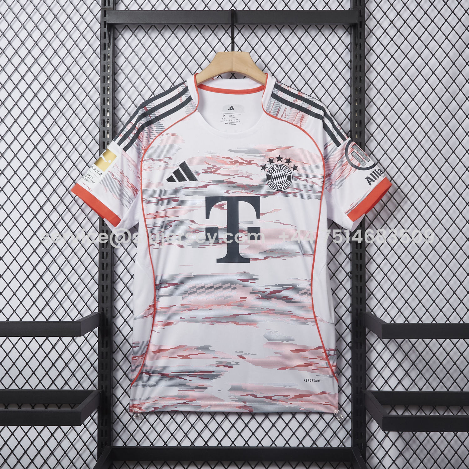 SIUjerseys-Bayern Munich 25-26 Away White Jersey - Fans Version