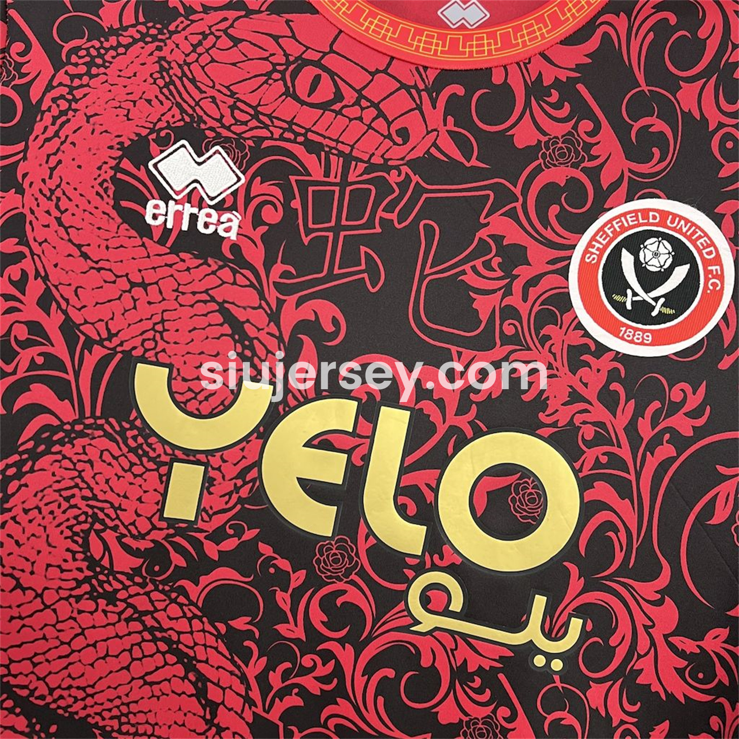 SIUjerseys-Sheffield United 24-25 Pre-Match Chinese New Year Jersey - Fans Version