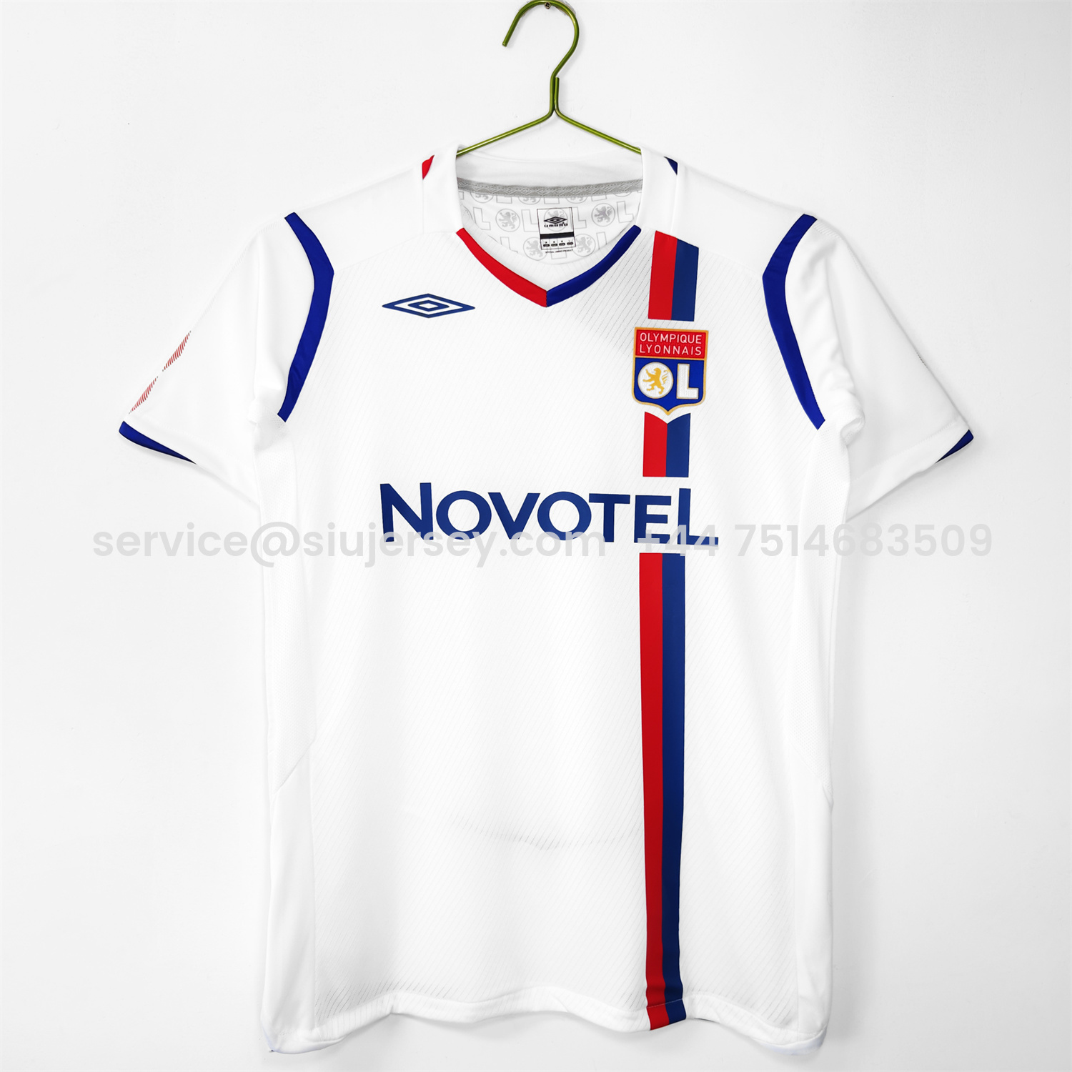 SIUjerseys-Retro Lyon 2008-09 Home Jersey