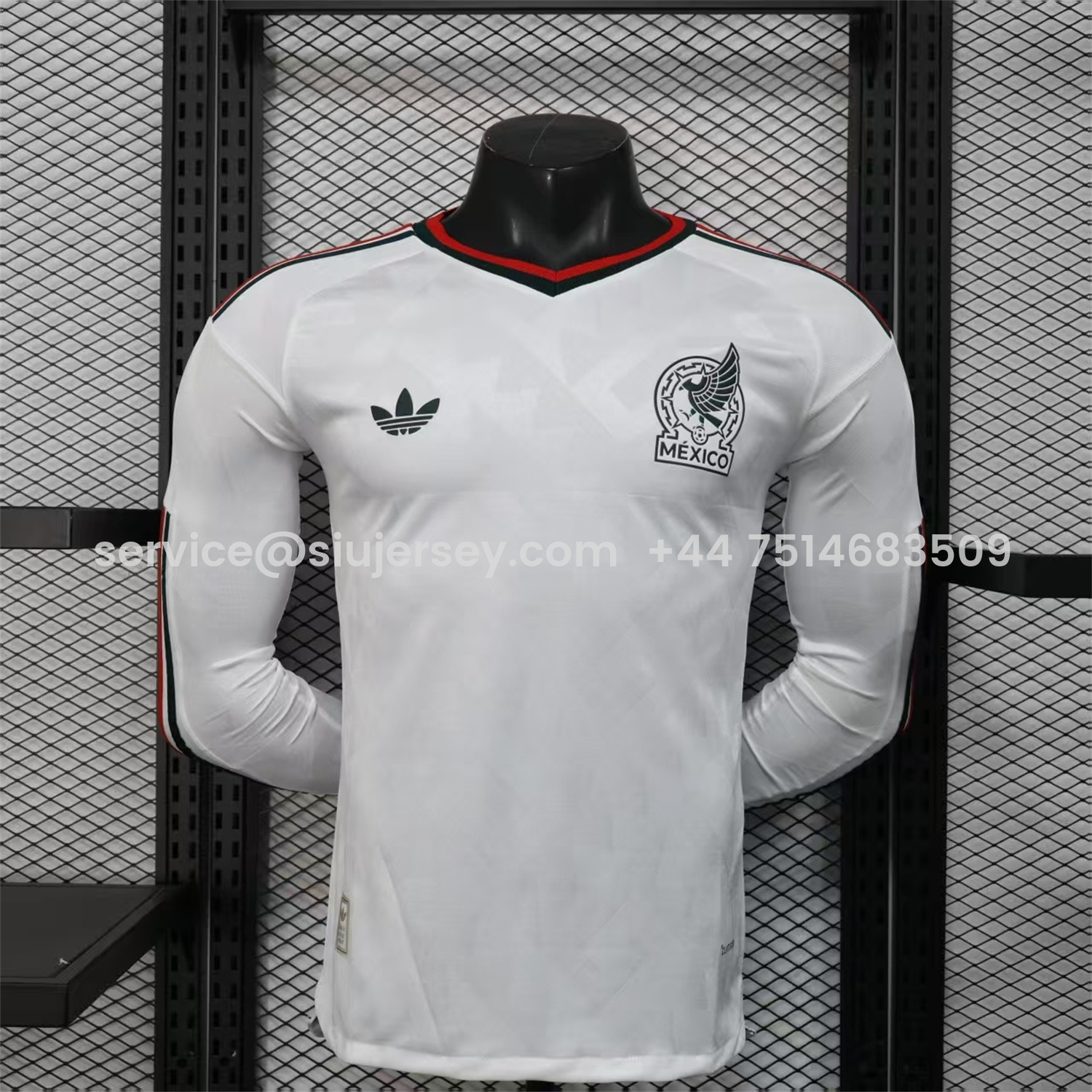 SIUjerseys-Mexico 2026 Away Long Sleeves Jersey - Player Version