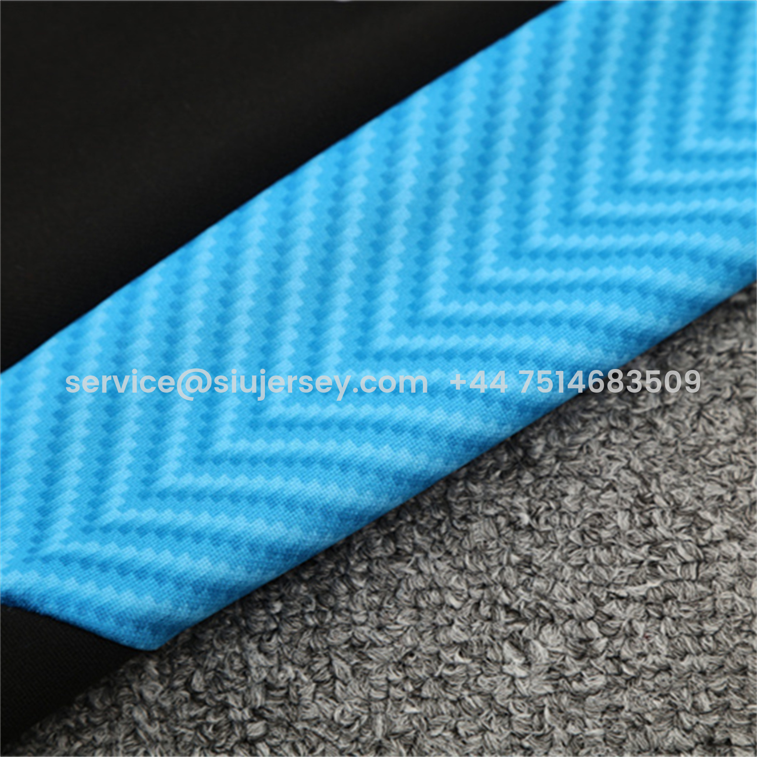 SIUjerseys-Napoli 25-26 Long Sleeve Training Set - Blue Mecha Top & Black Pants