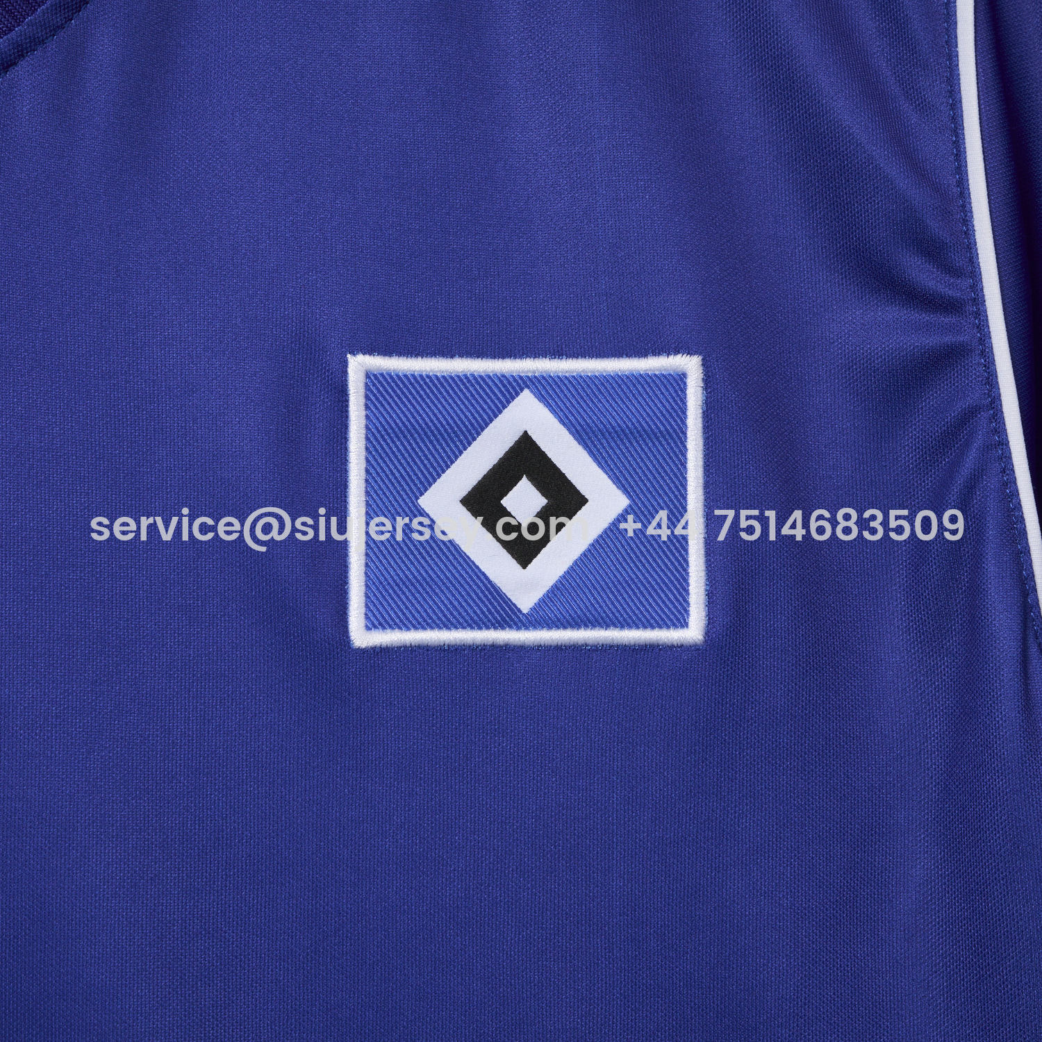 SIUjerseys-Retro Hamburger SV 2000-01 Away Blue Jersey