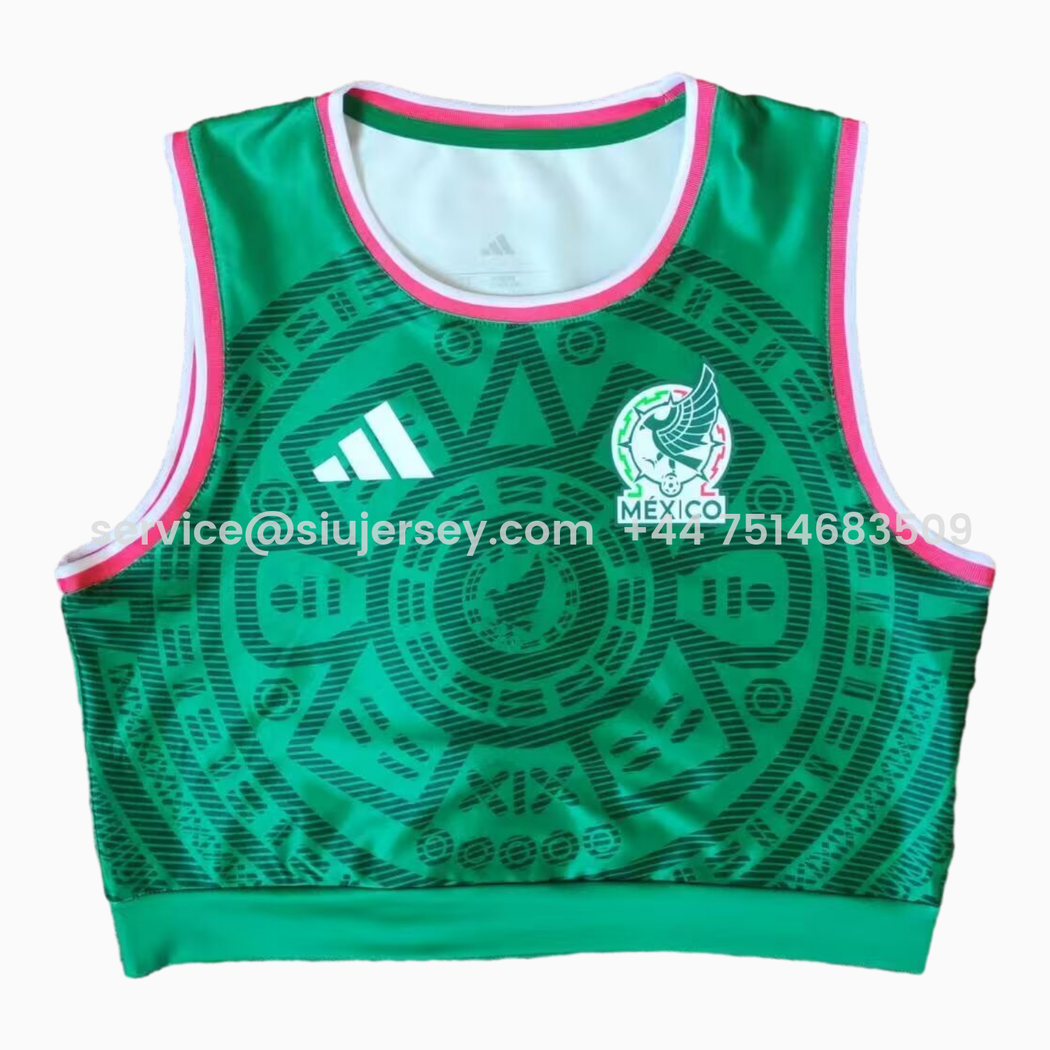 SIUjerseys-Women's Mexico 2026 Home Yoga Vest