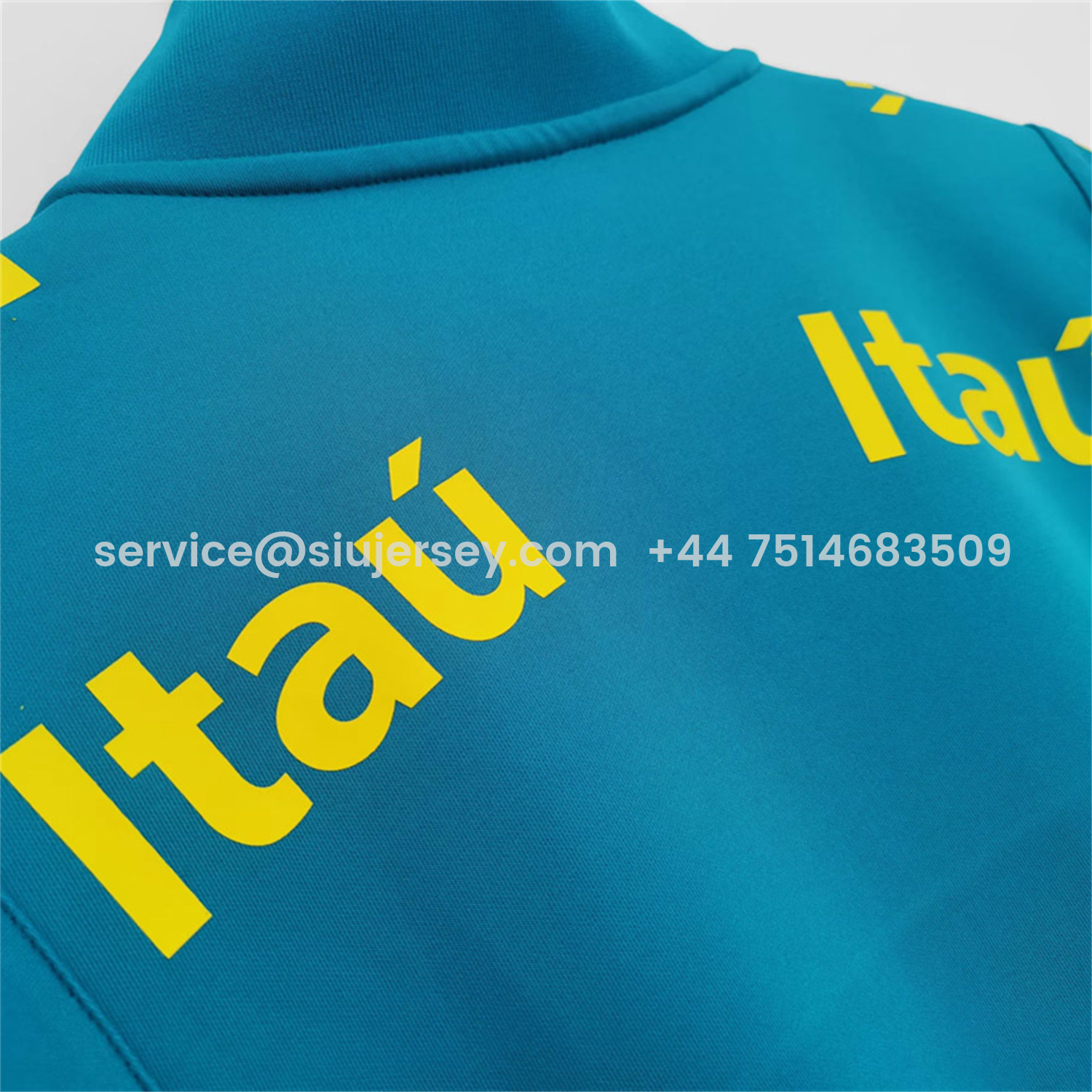 SIUjerseys-Retro Brazil 2022 Lake Blue Windbreaker
