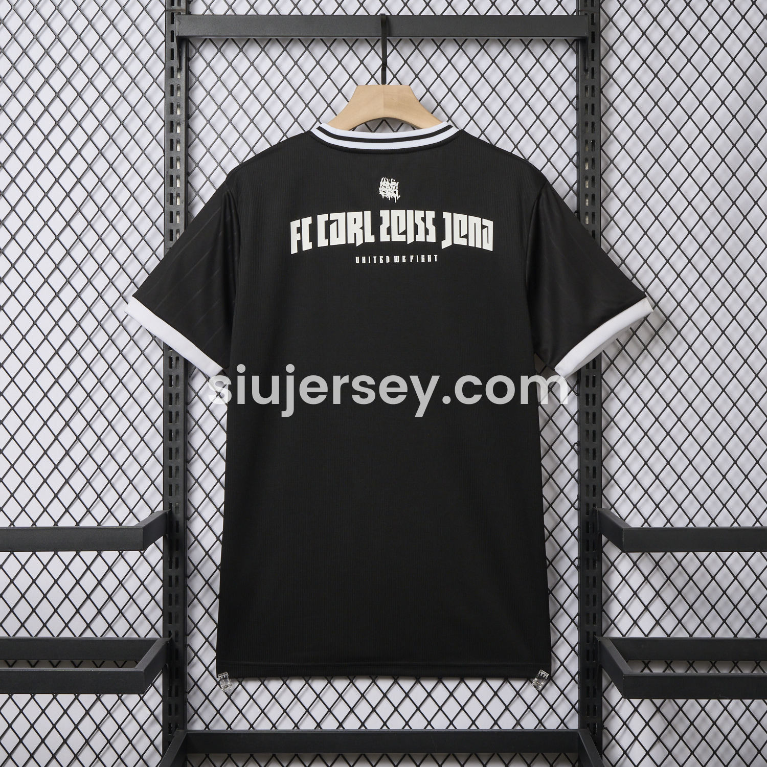 SIUjerseys-Carl Zeiss Jena 24-25 Black Pre-Match Special Jersey - Fans Version