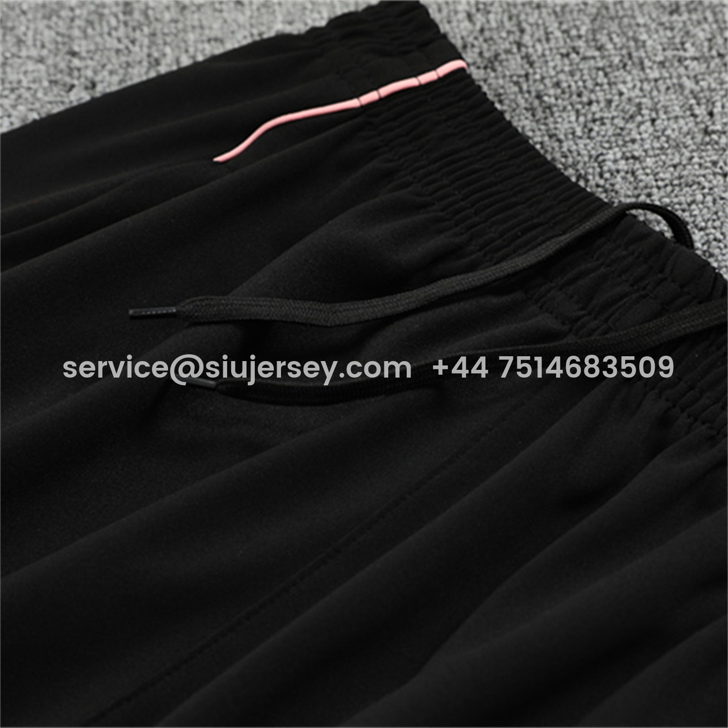 SIUjerseys-Juventus 25-26 Long Sleeve Training Set - White Top and Black Pants