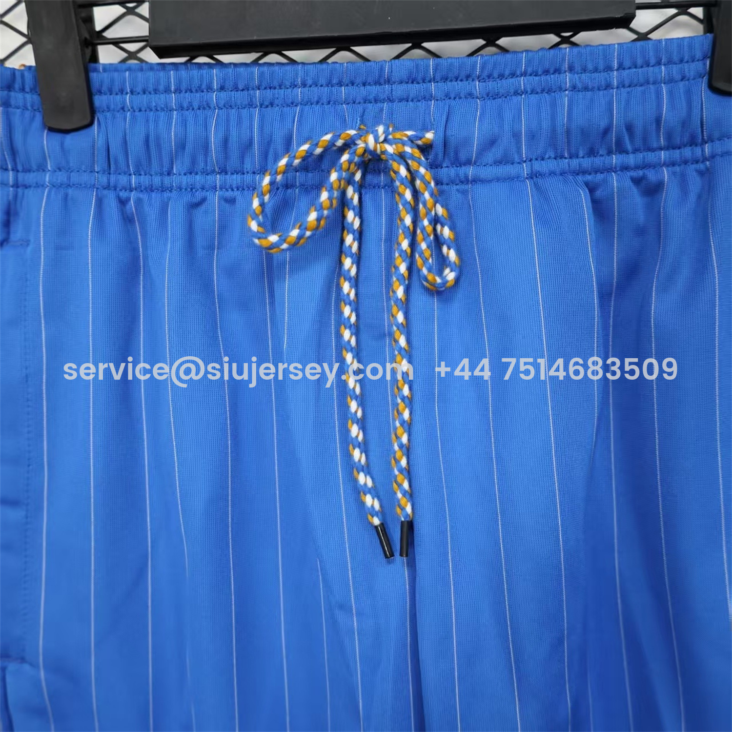 SIUjerseys-Real Madrid 25-26 Trefoil Blue Travel Shorts - Player Version