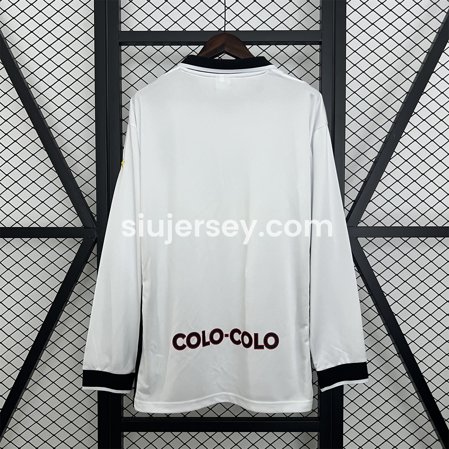 SIUjerseys-Retro Colo Colo 1998-99 Home Long Sleeves Jersey