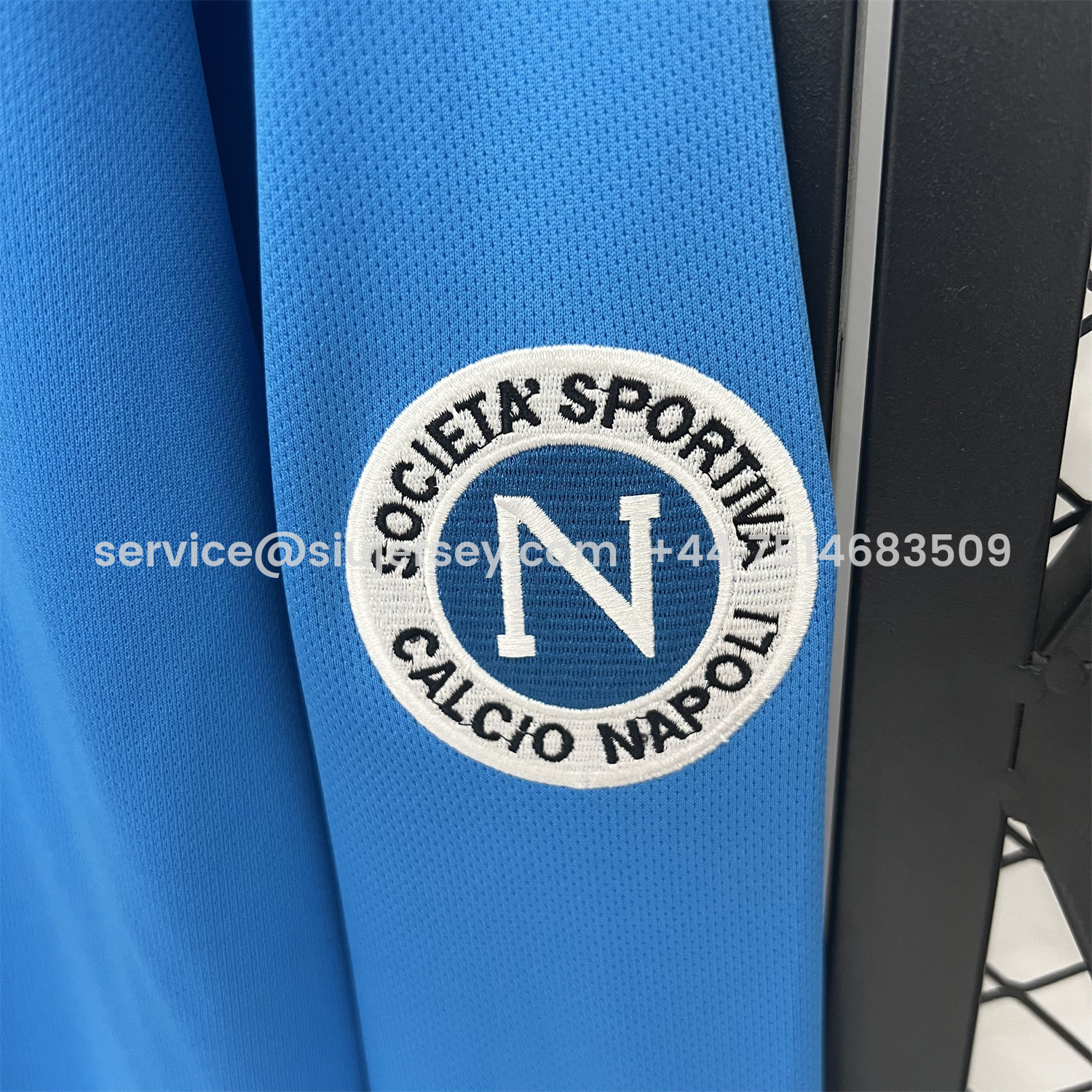 SIUjerseys-Retro Napoli 1987-88 Home Long Sleeves Jersey