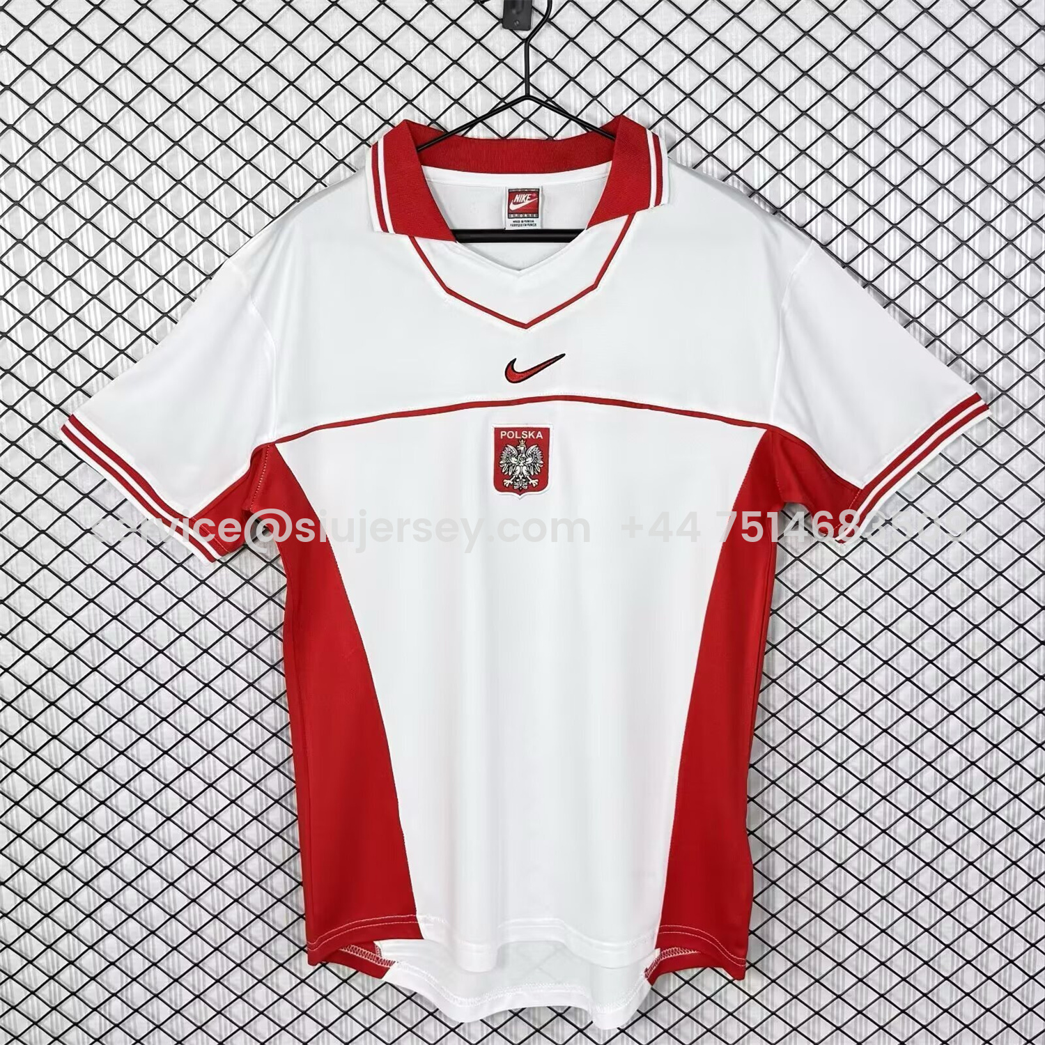 SIUjerseys-Retro Poland 1997 Home Jersey