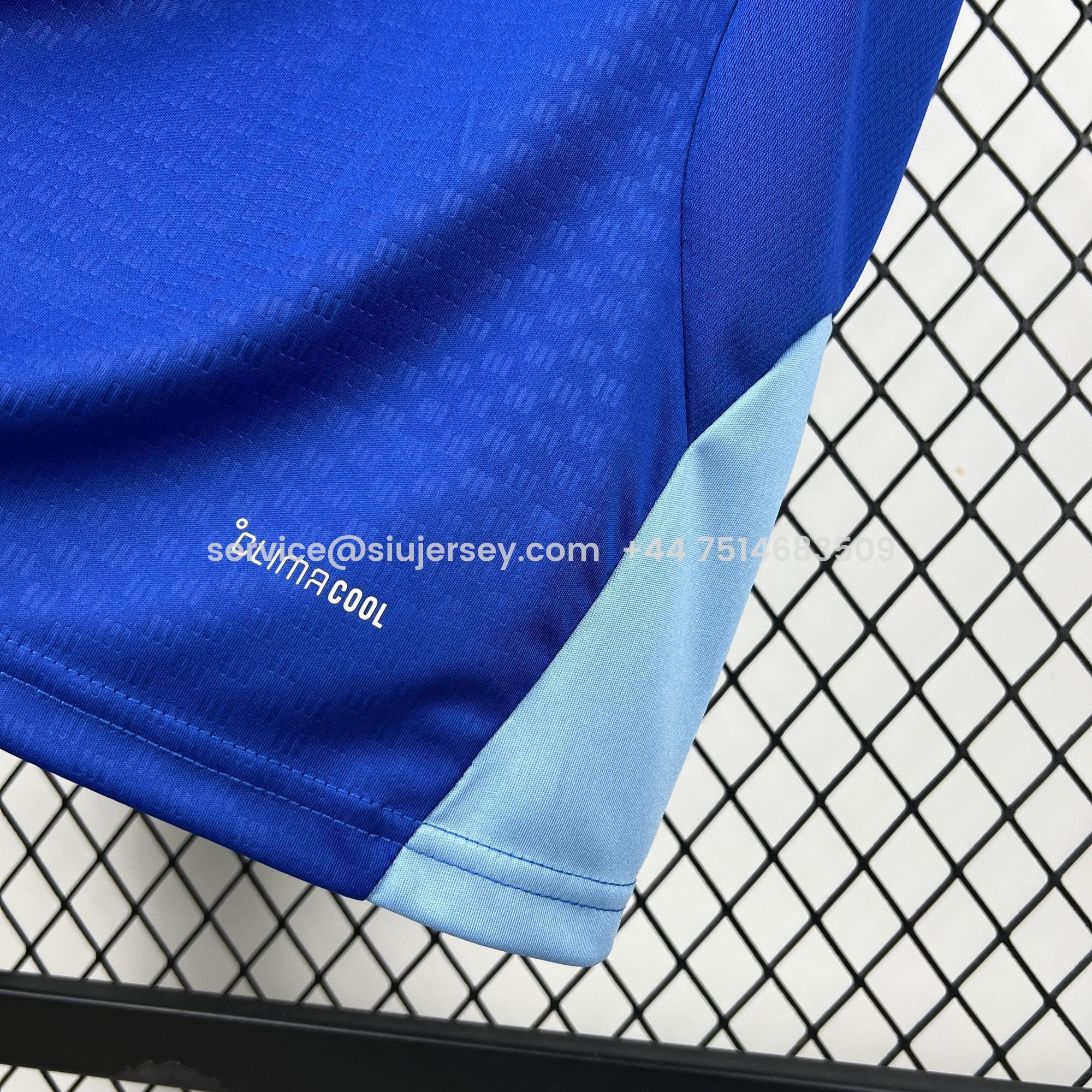 SIUjerseys-Cruzeiro 25-26 Pre-Match Ocean Blue Training Vest - Fans Version