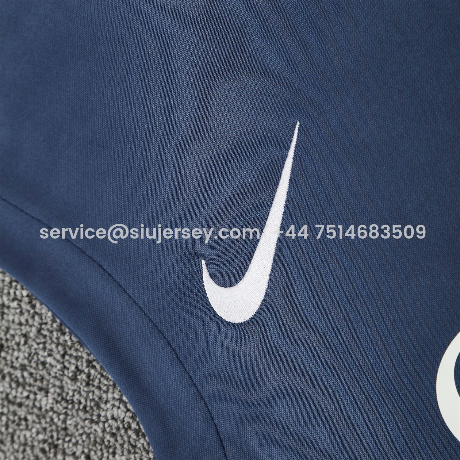 SIUjerseys-Paris Saint-Germain PSG 25-26 Vest Training Set - Deep Blue Vest & Deep Blue Shorts