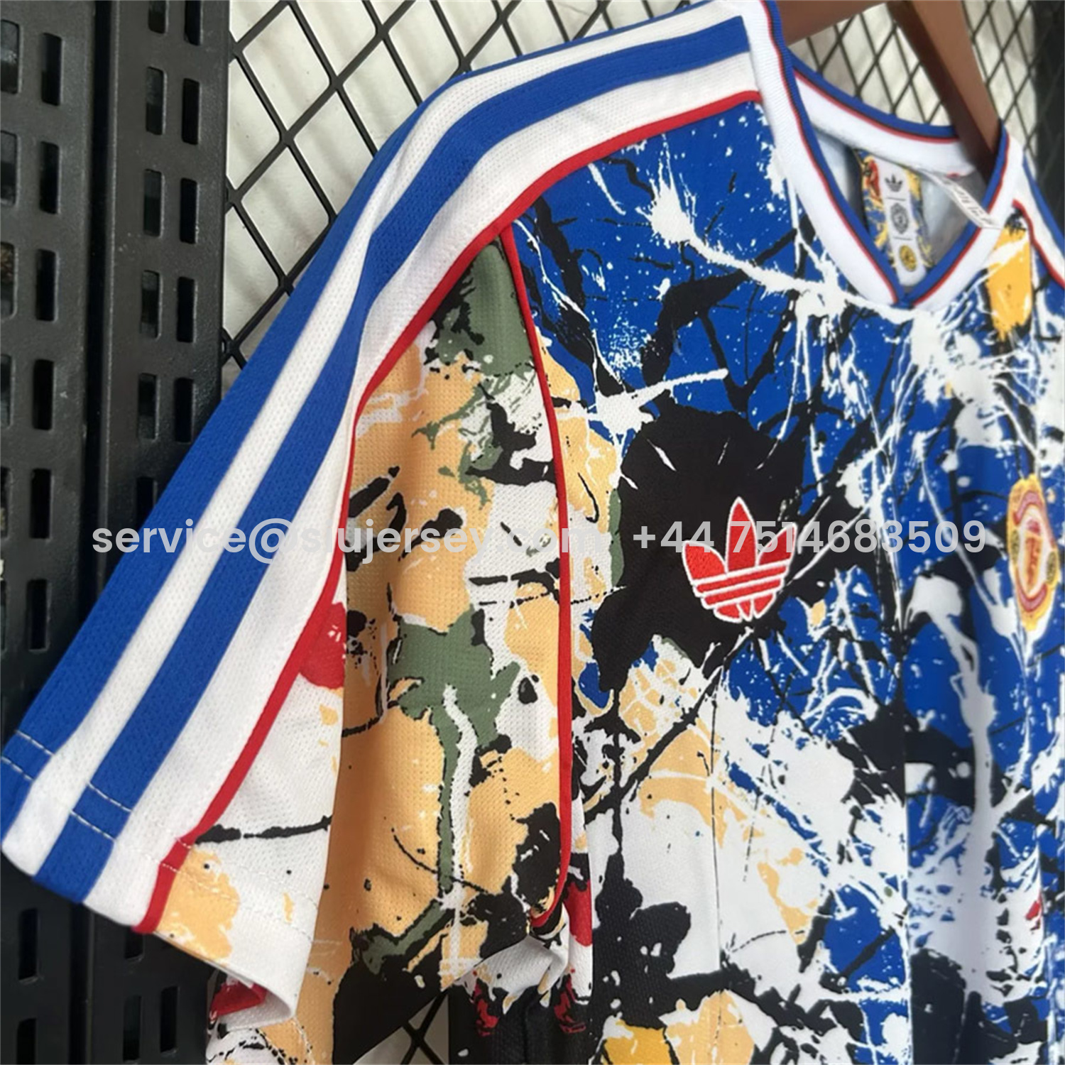 SIUjerseys-Manchester United 25-26 Stone Roses Special Jersey - Fans Version