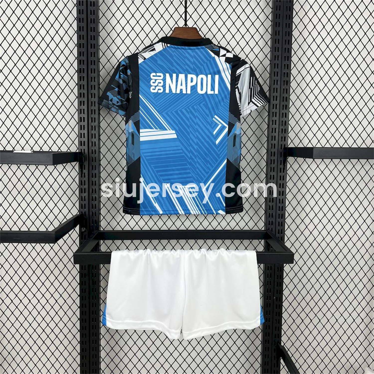 SIUjerseys-Napoli 24-25 Pre-Match Training Kids Kit
