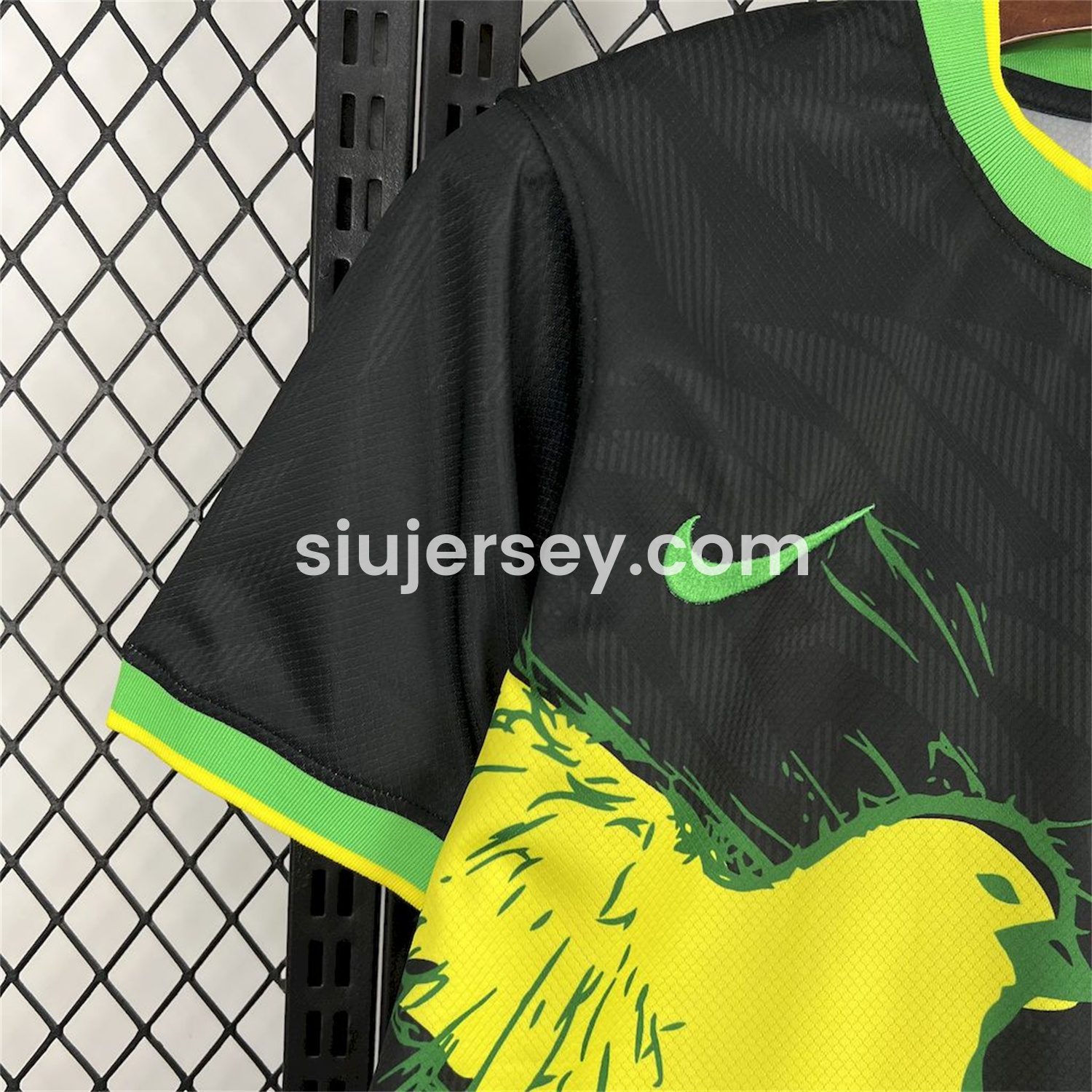 SIUjerseys-Brazil 25-26 Yellow Dove Black Jersey - Fans Version