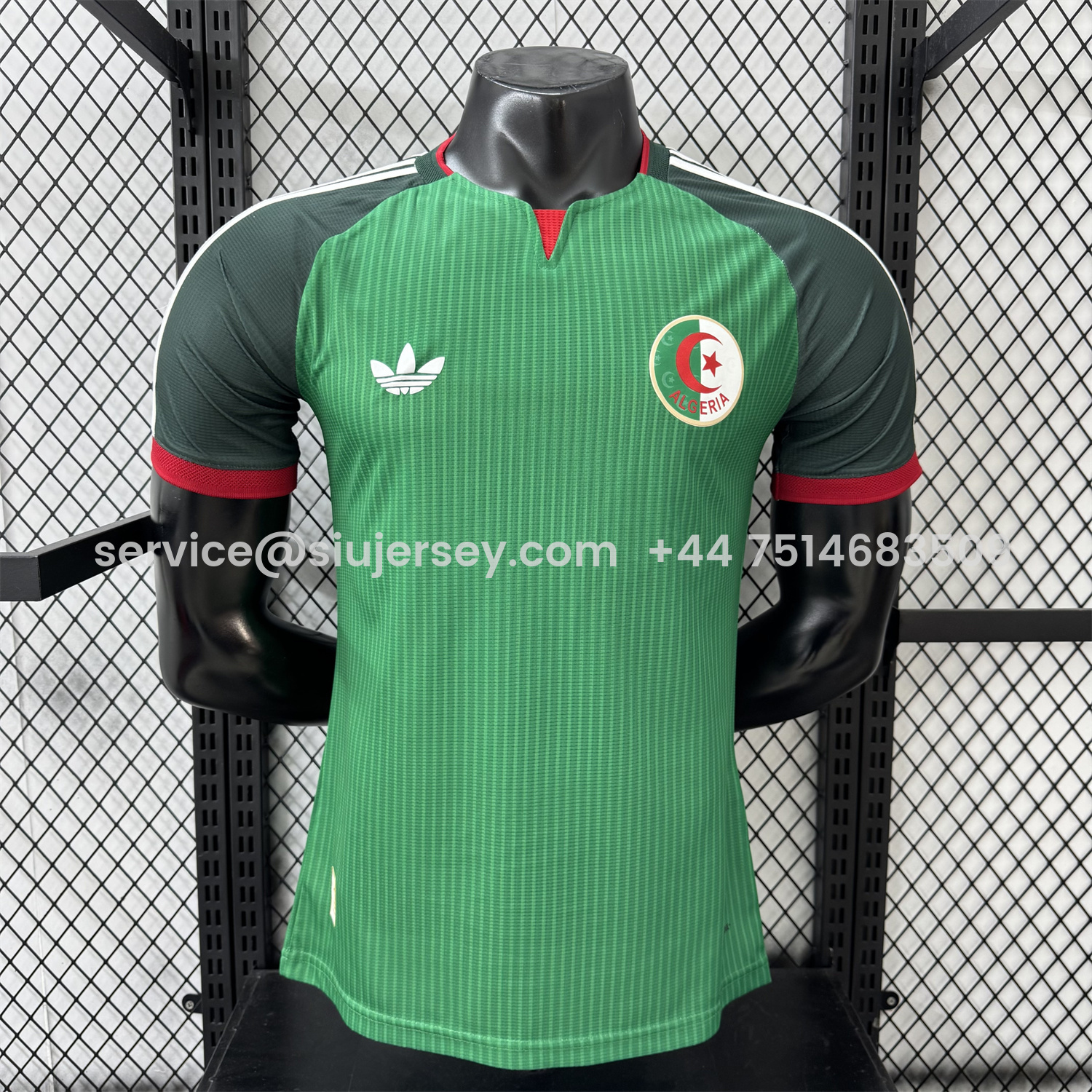SIUjerseys-Algeria 2026 Away Green Jersey - Player Version