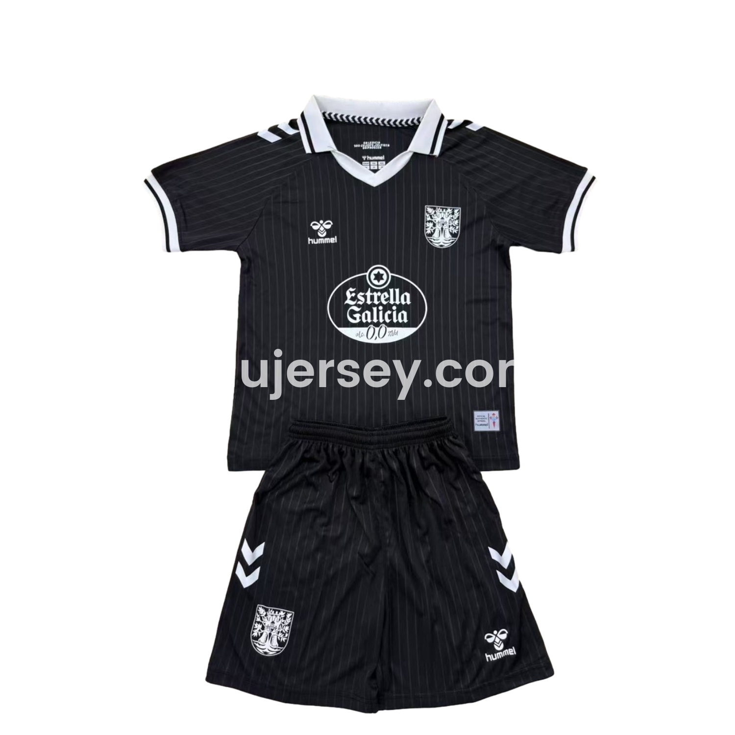 SIUjerseys-Celta Vigo 24-25 Oliveira Dos Cen Anos Black Men's Adult Jersey Set - Fans Version