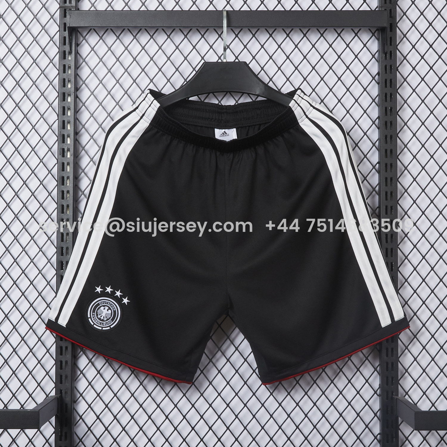 SIUjerseys-Germany 2026 Home Black Shorts - Fans Version