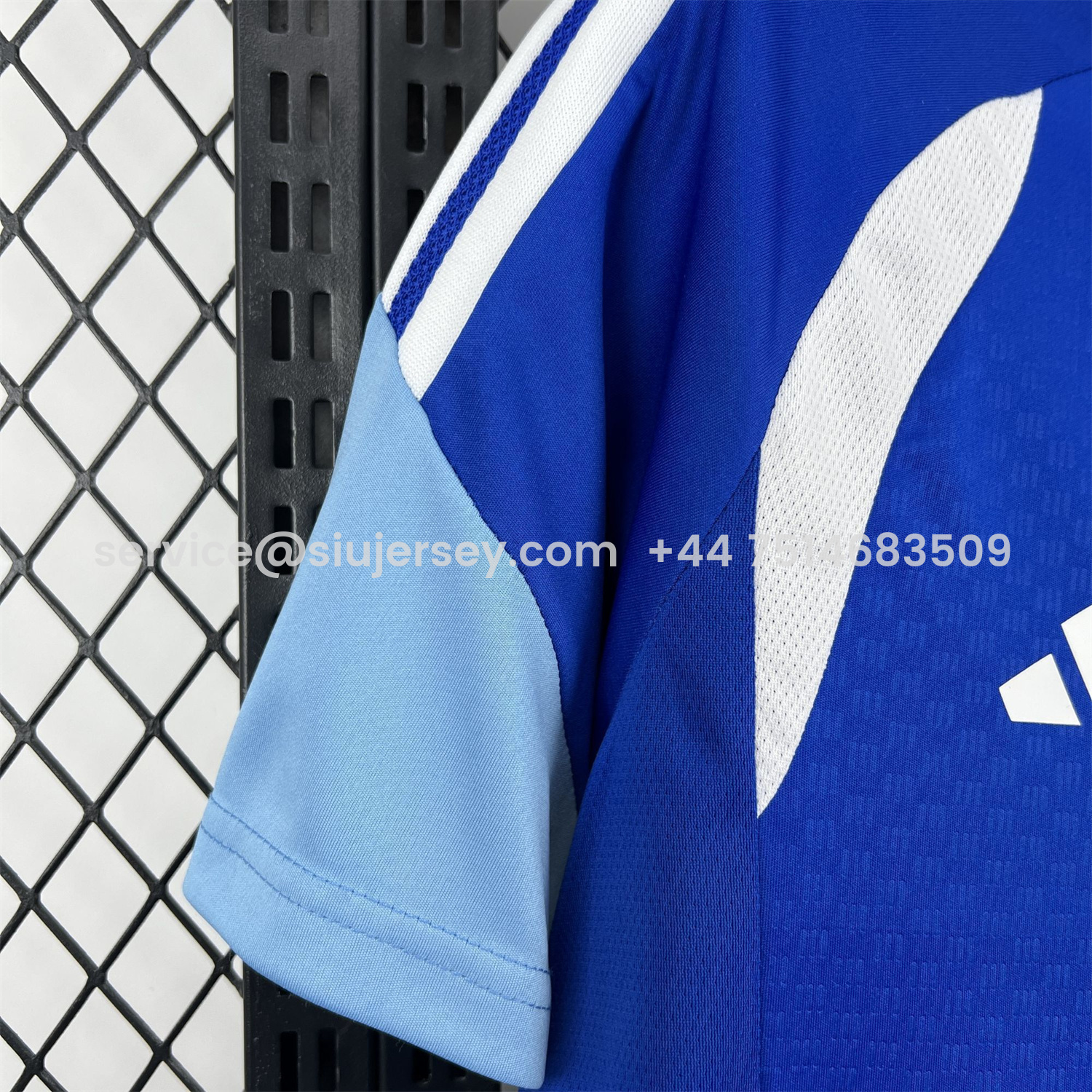 SIUjerseys-Cruzeiro 25-26 Pre-Match Ocean Blue Jersey - Fans Version