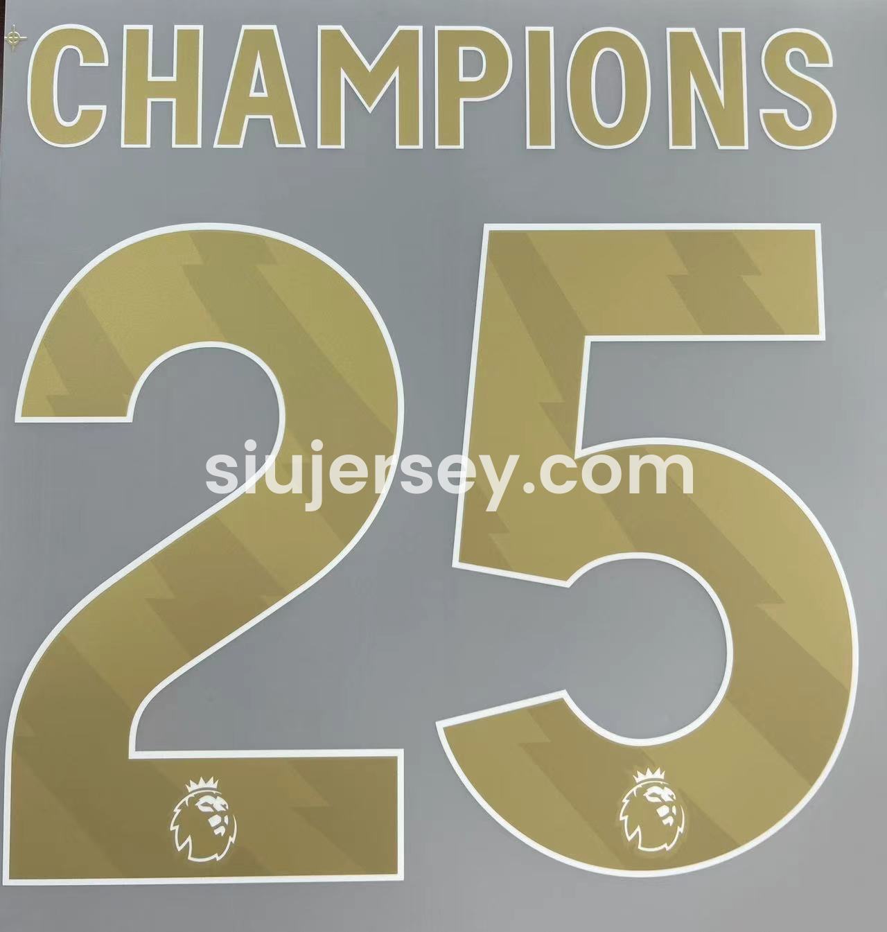 SIUjerseys-Liver.pool 24-25 Home Jersey with Golden Champions Patch - Fans Version
