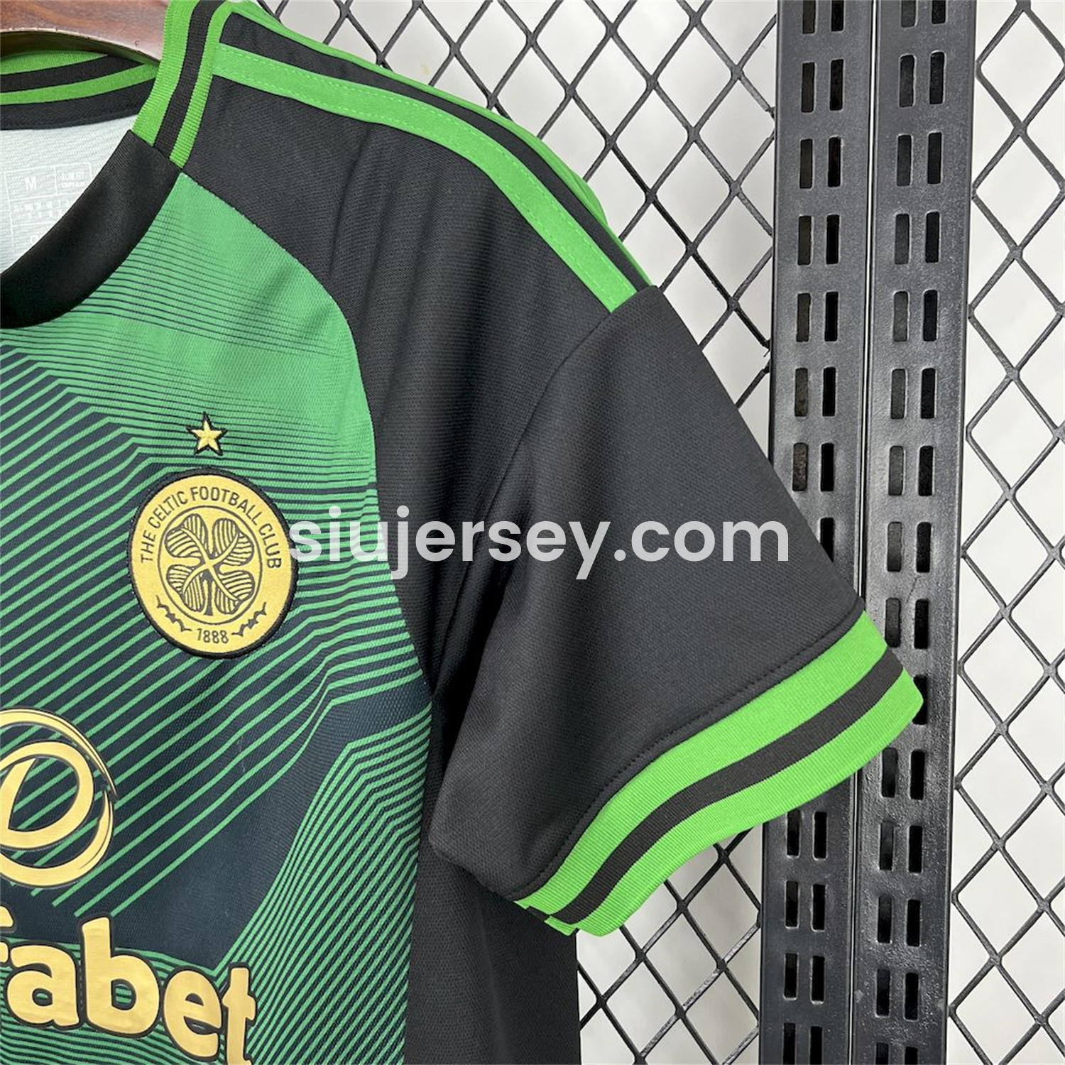 SIUjerseys-Celtic 25-26 Green Lines Special Edition Jersey - Fans Version