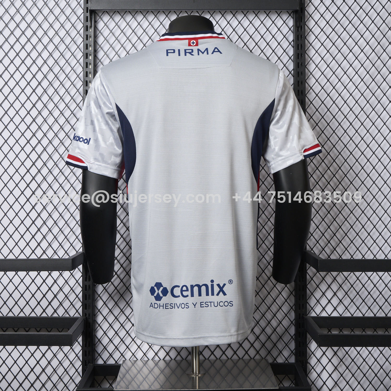 SIUjerseys-Cruz Azul 25-26 Away Grey Jersey - Player Version