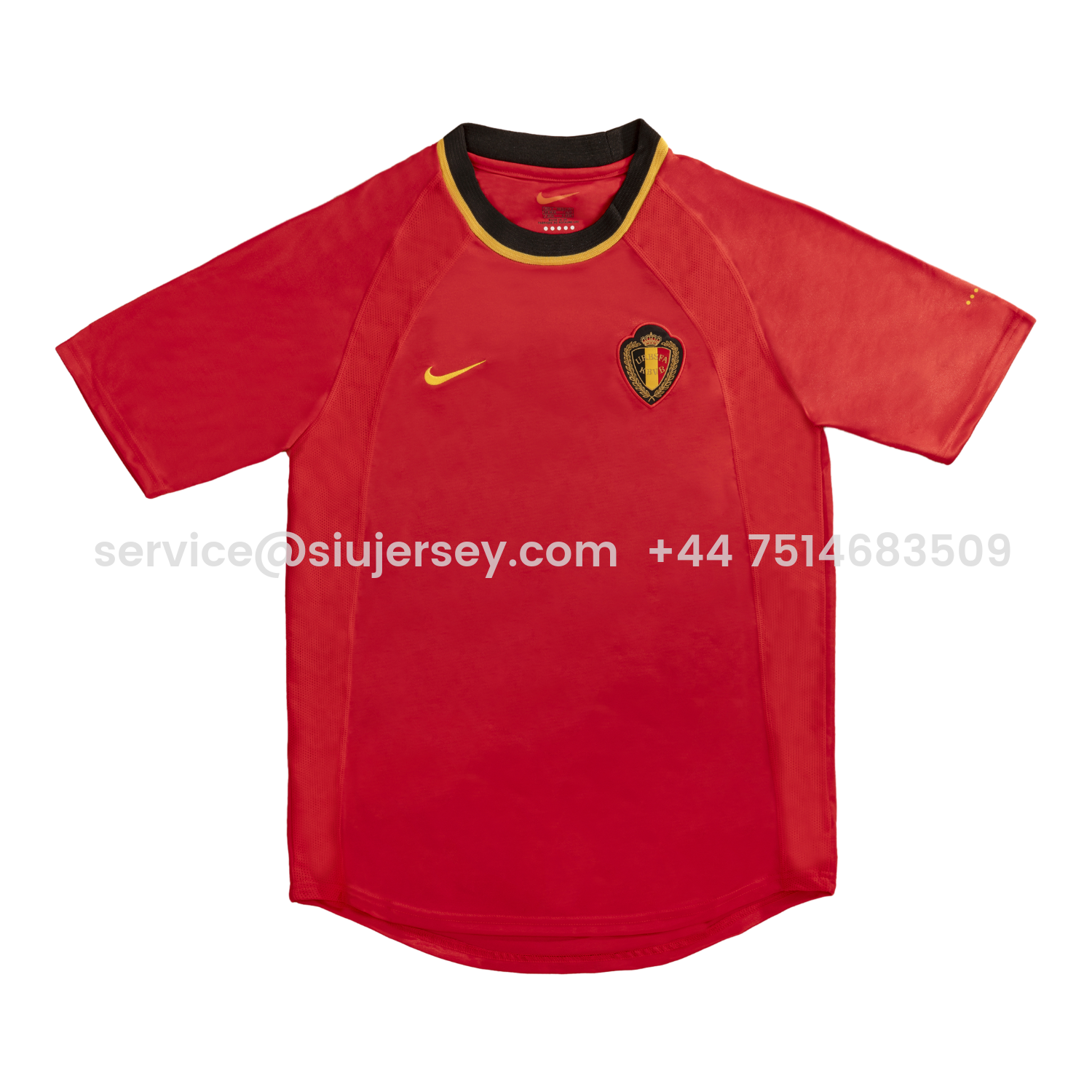 SIUjerseys-Retro Belgium 2000 Home Red Jersey