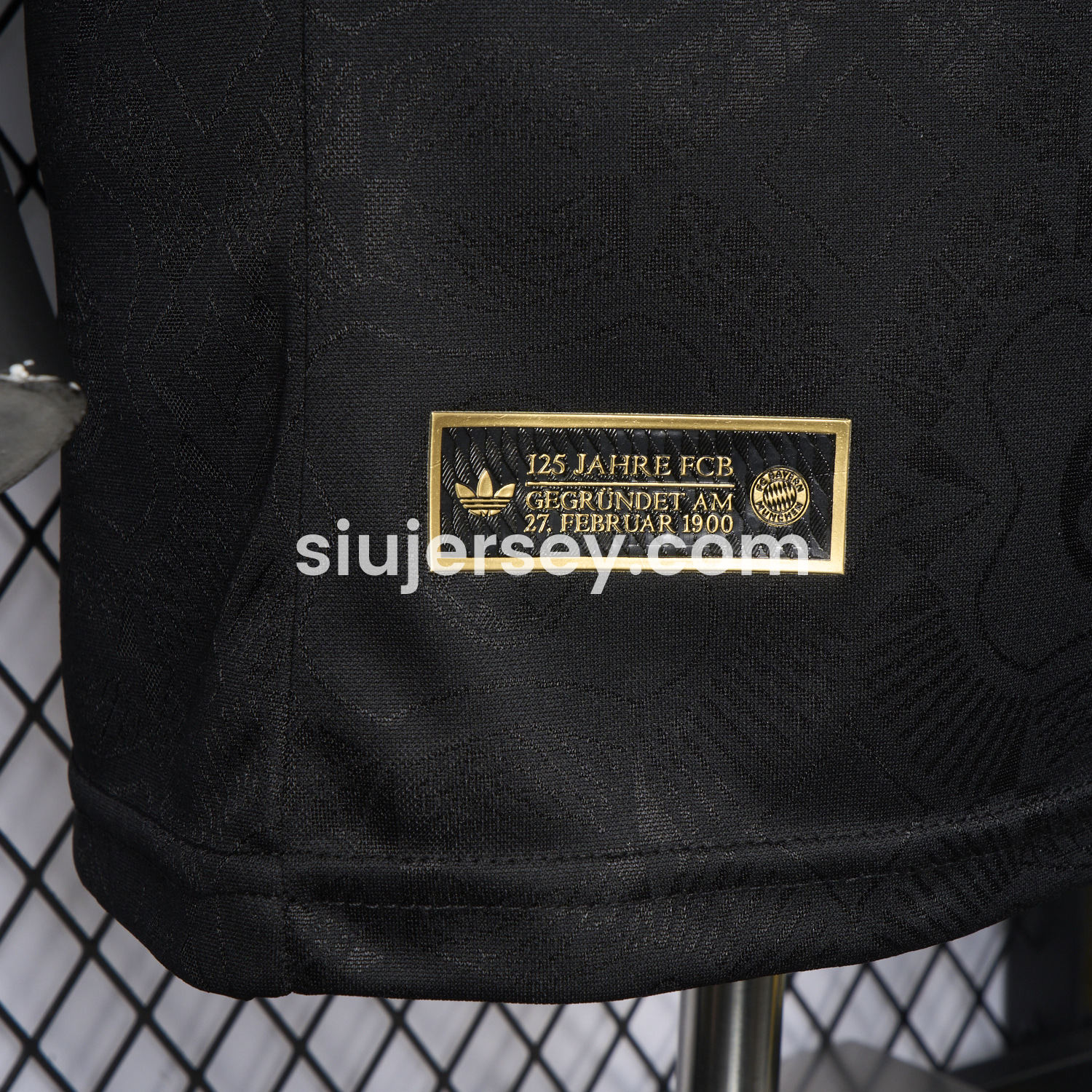 SIUjerseys-Bayern Munich 2025 Black 125th Anniversary Jersey - Player Version