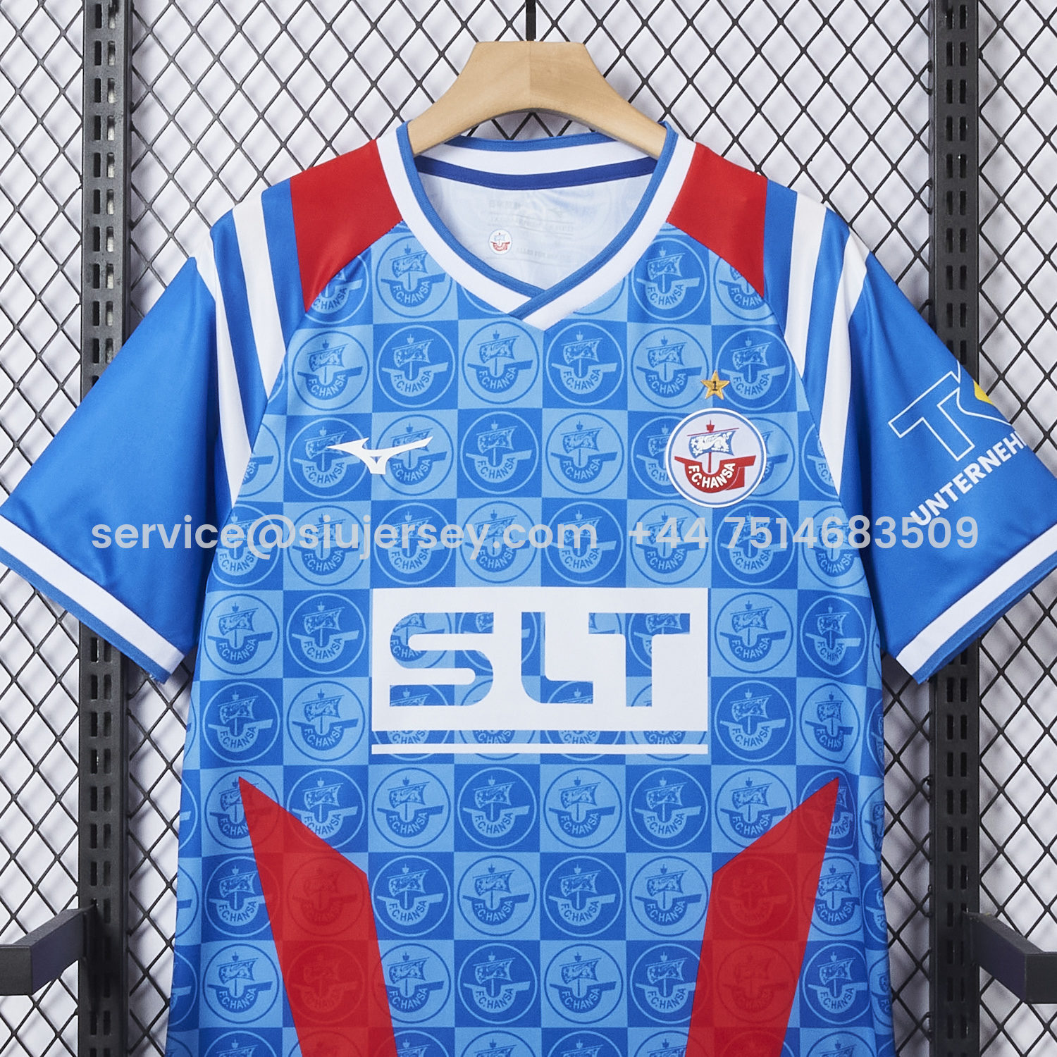SIUjerseys-Hansa Rostock 25-26 Home Jersey - Fans Version