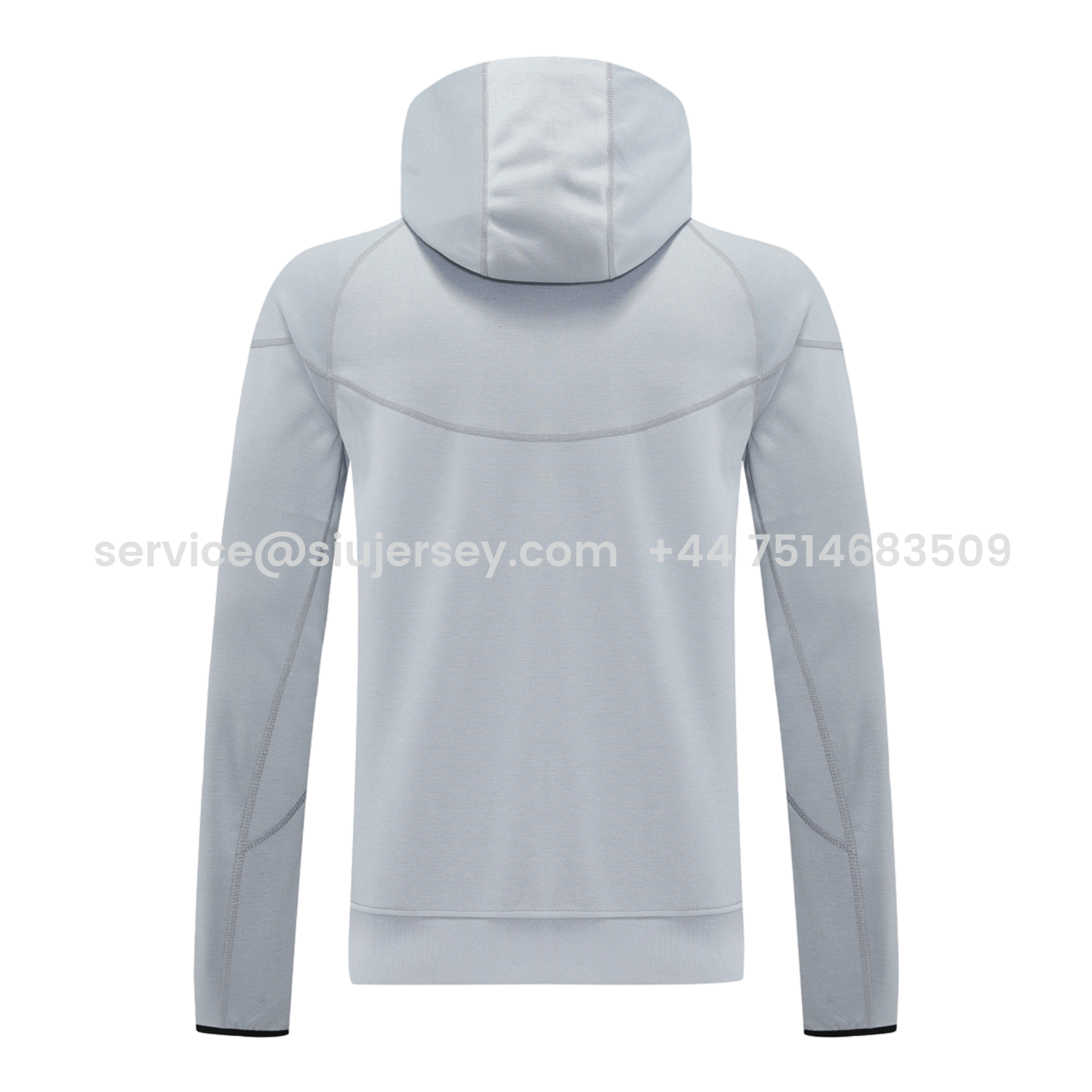 SIUjerseys-Barcelona 25-26 Hooded Jacket Training Tracksuit - Grey Jackets & Pants