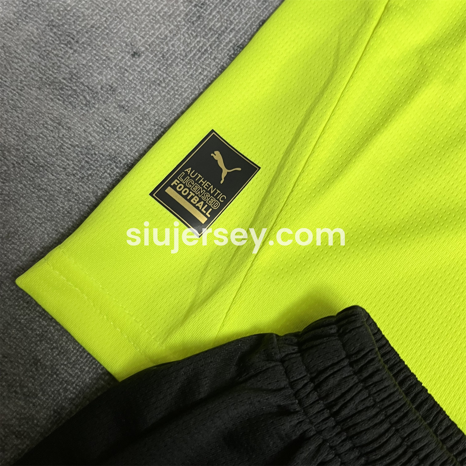 SIUjerseys-Dortmund 24-25 Yellow Alert Special Edition Kids Kit with Black Shorts