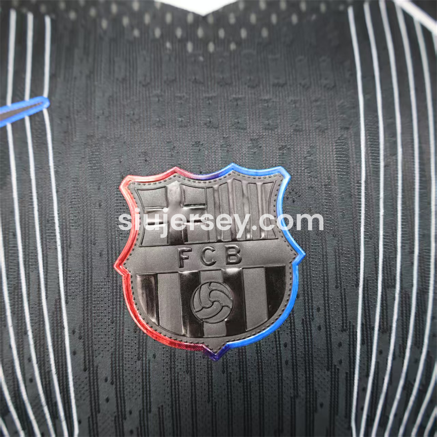 SIUjerseys-Barcelona 25-26 Black Big LOGO Special Jersey - Player Version