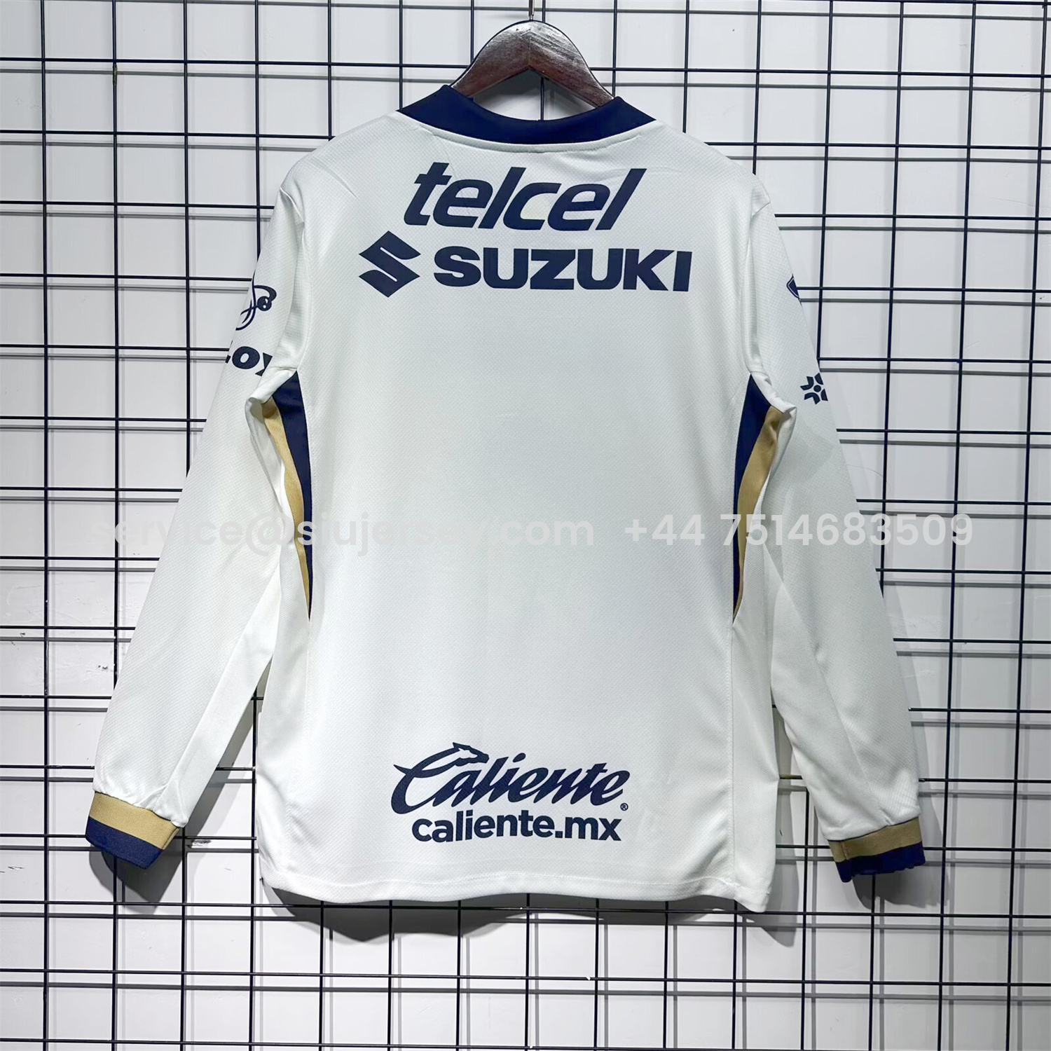SIUjerseys-Pumas UNAM 25-26 Home Long Sleeves Jersey - Fans Version