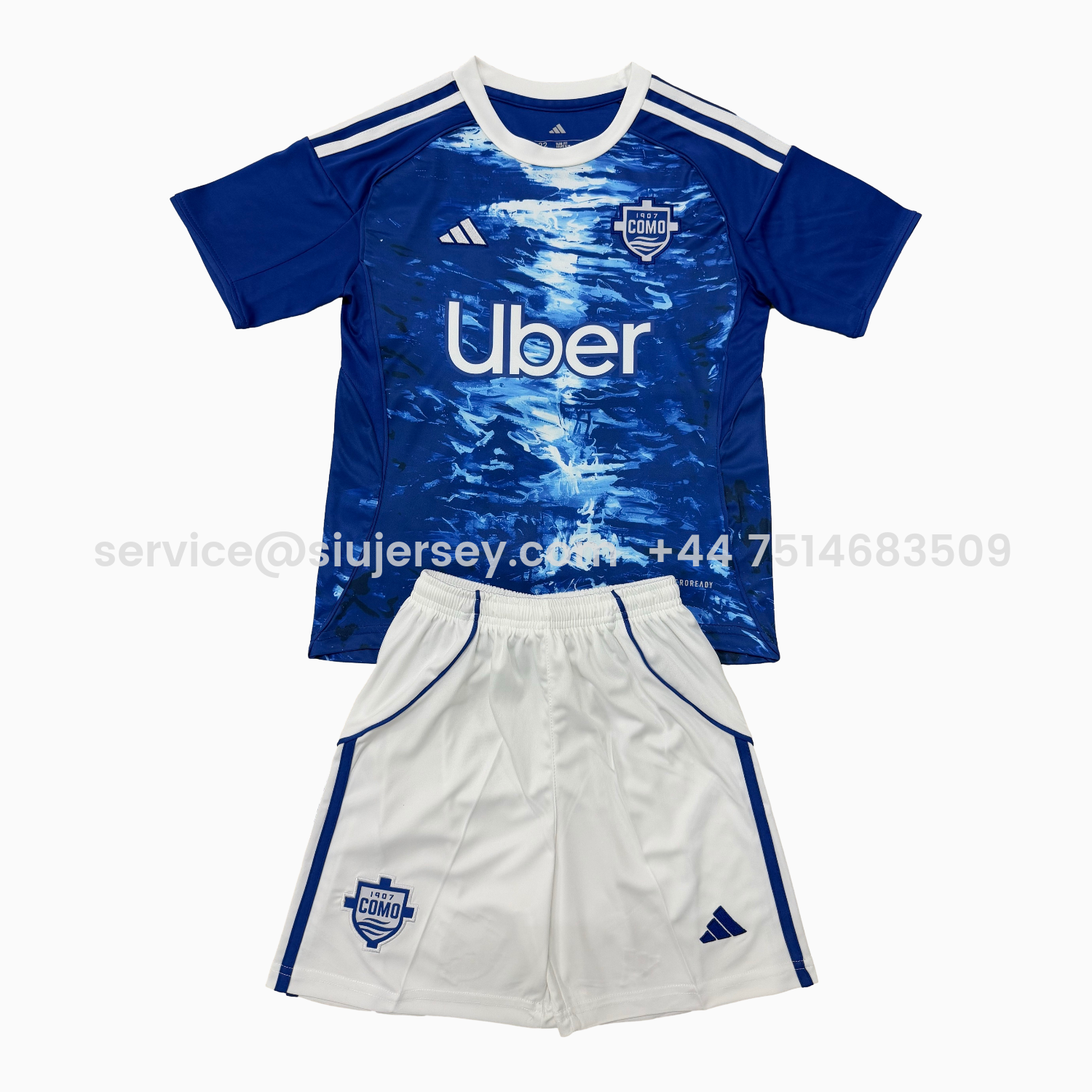 SIUjerseys-Como 25-26 Home Men's Adult Jersey Set - Fans Version