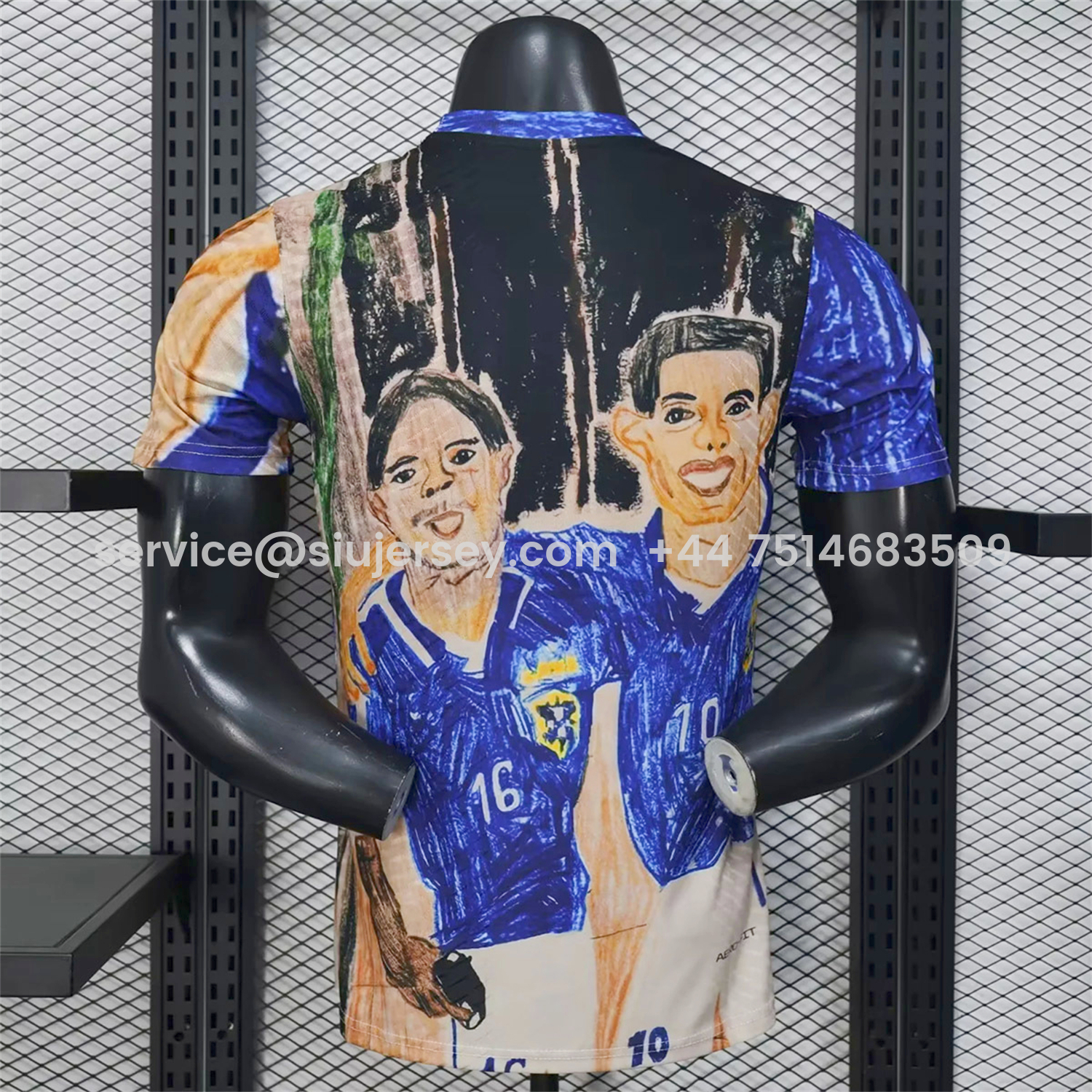 SIUjerseys-Brazil 2026 Painted Figures Special Jersey - Player Version