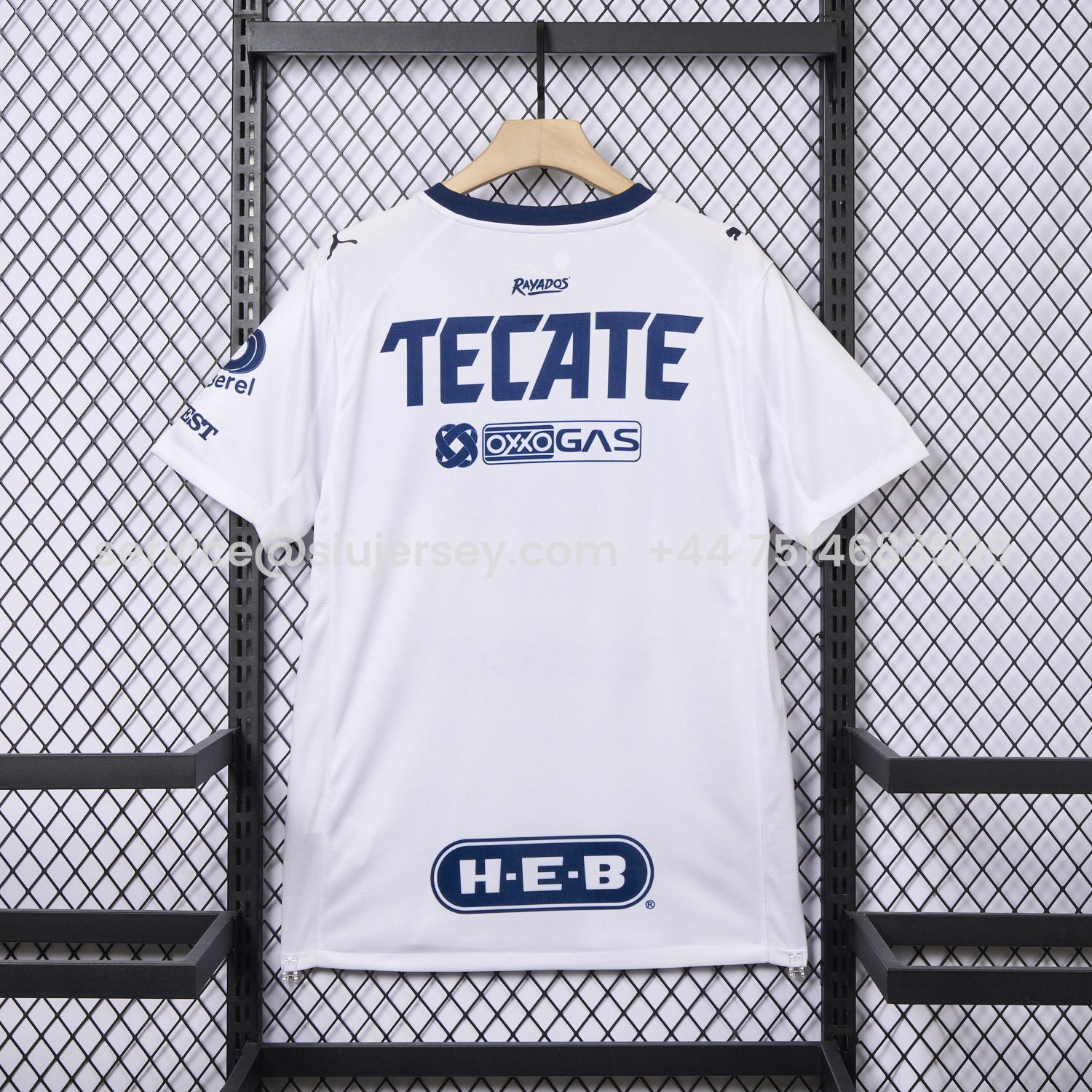 SIUjerseys-Rayados Monterrey 25-26 Away White Jersey - Fans Version