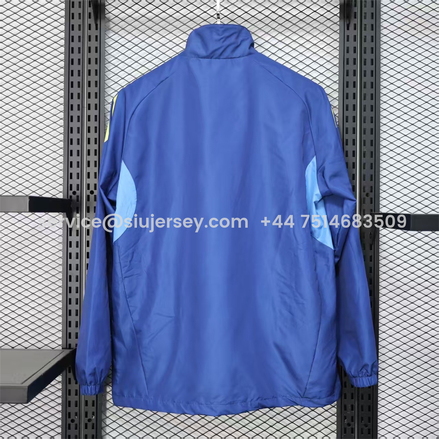 SIUjerseys-Club América 25-26 Blue Windbreaker Jacket - Deep Green