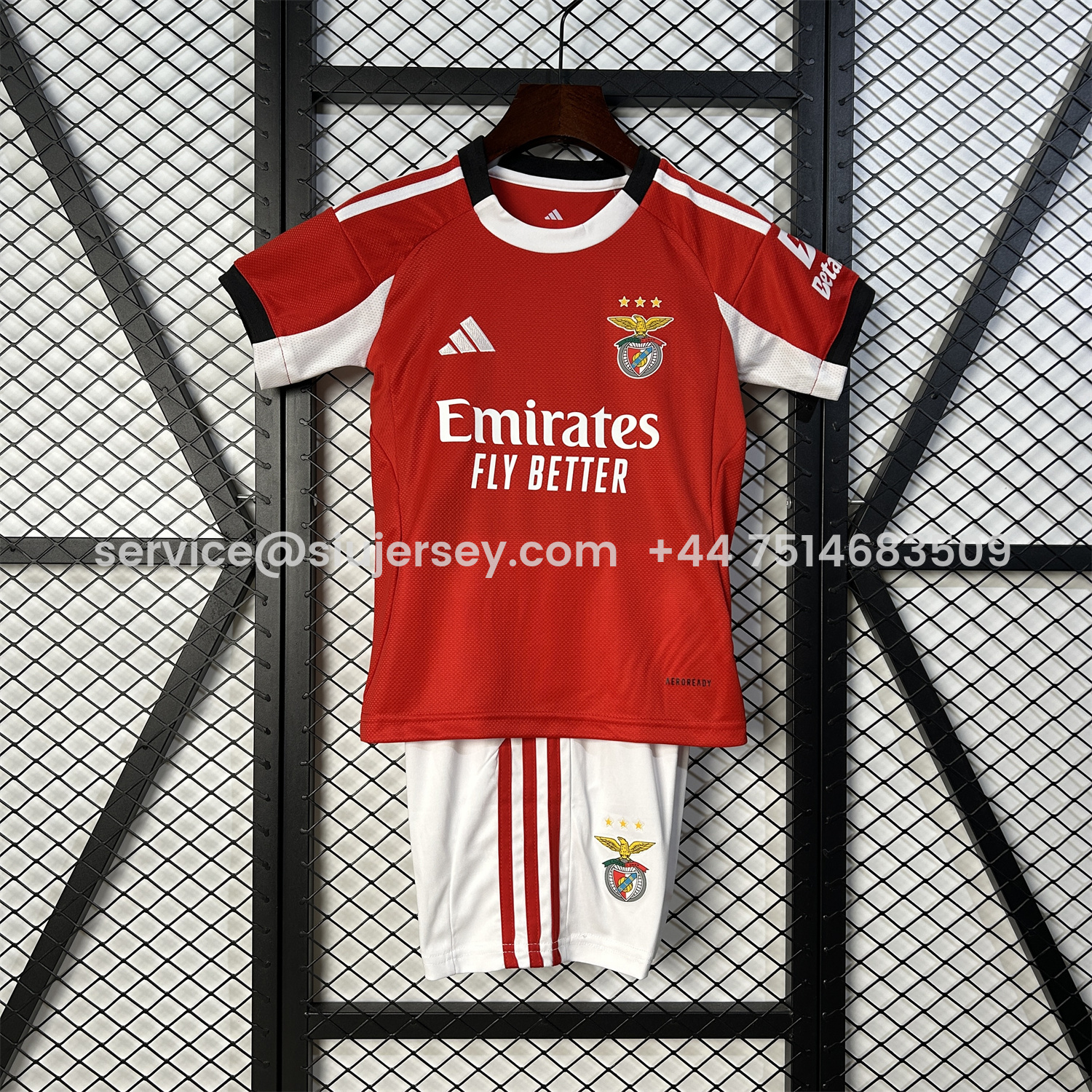 SIUjerseys-Benfica 25-26 Home Kids Kit