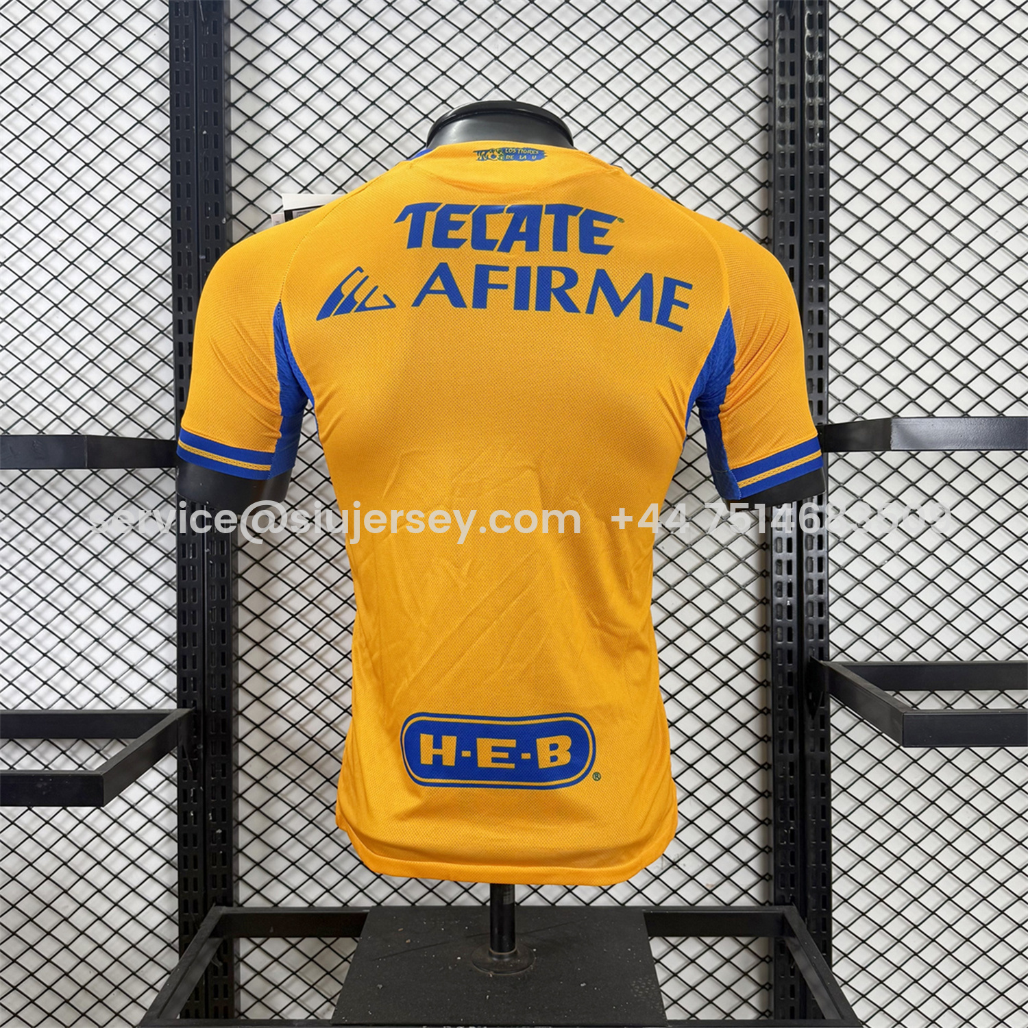 SIUjerseys-Tigres UANL 25-26 Home Jersey With All Sponsors - Player Version