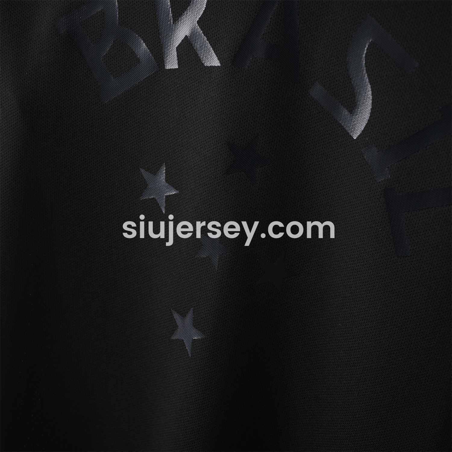 SIUjerseys-Retro Brazil 2013-14 Black Five-Stars Special Edition Jersey