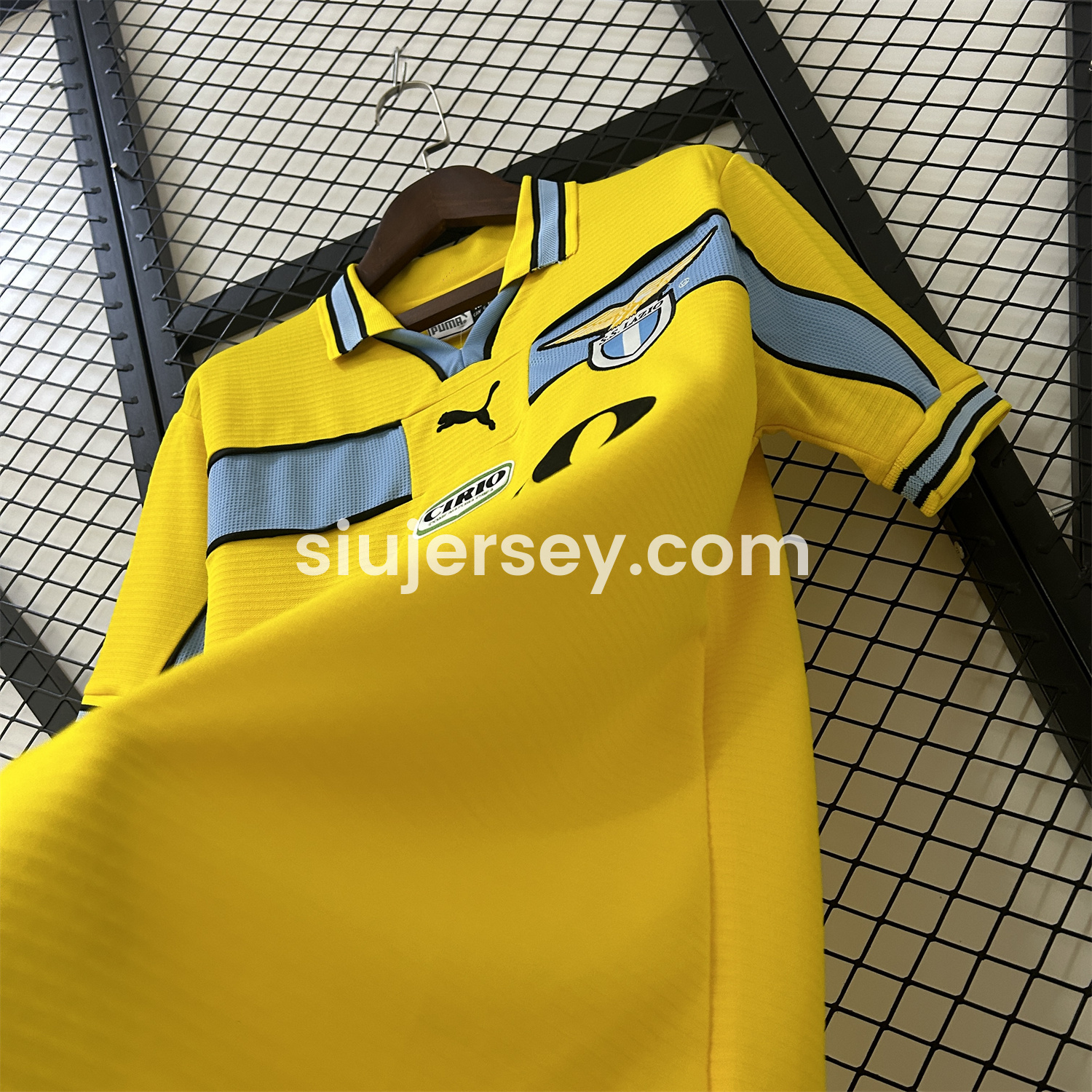 SIUjerseys-Retro Lazio 98-99 Yellow Away Jersey