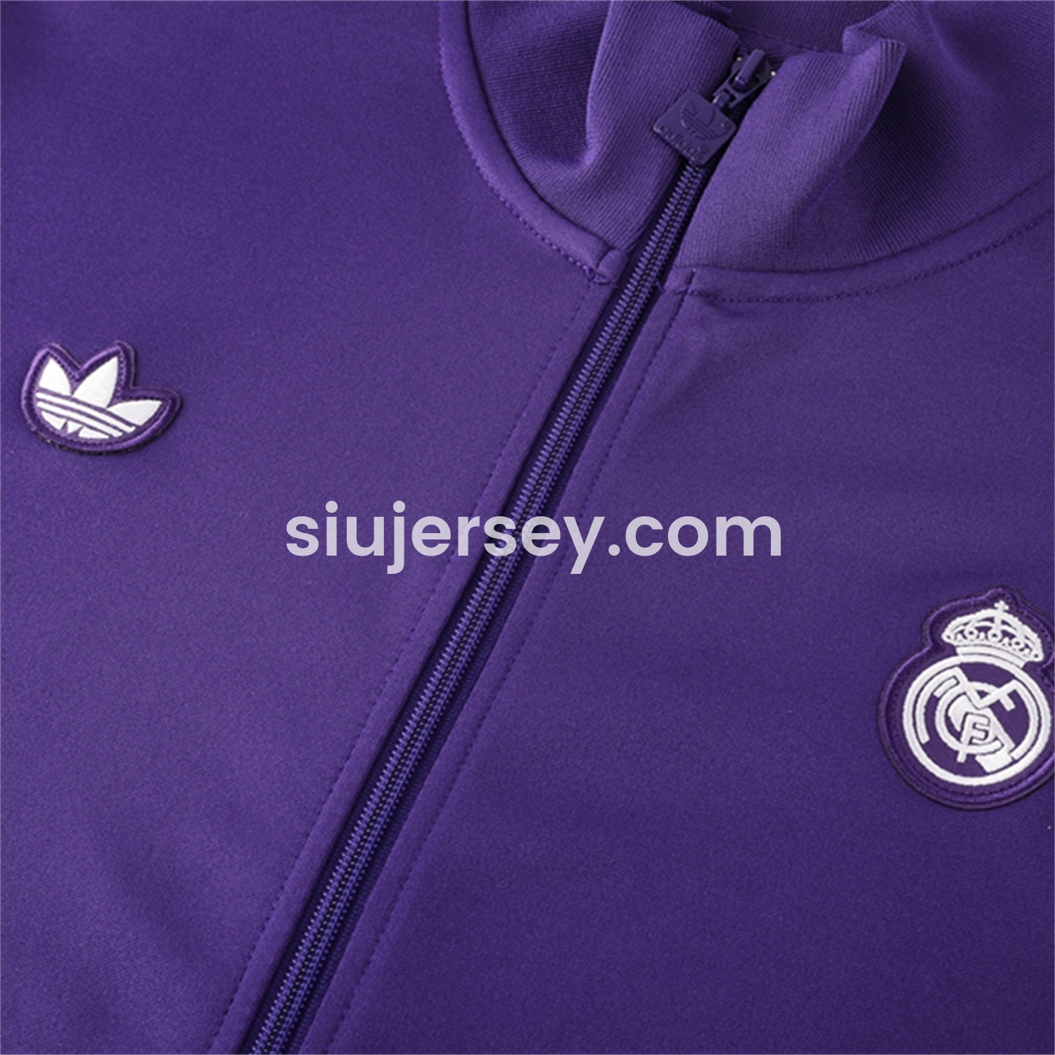 SIUjerseys-Real Madrid 25-26 Purple Terrace Icon Jacket Training Tracksuit - Purple Jackets & Pants
